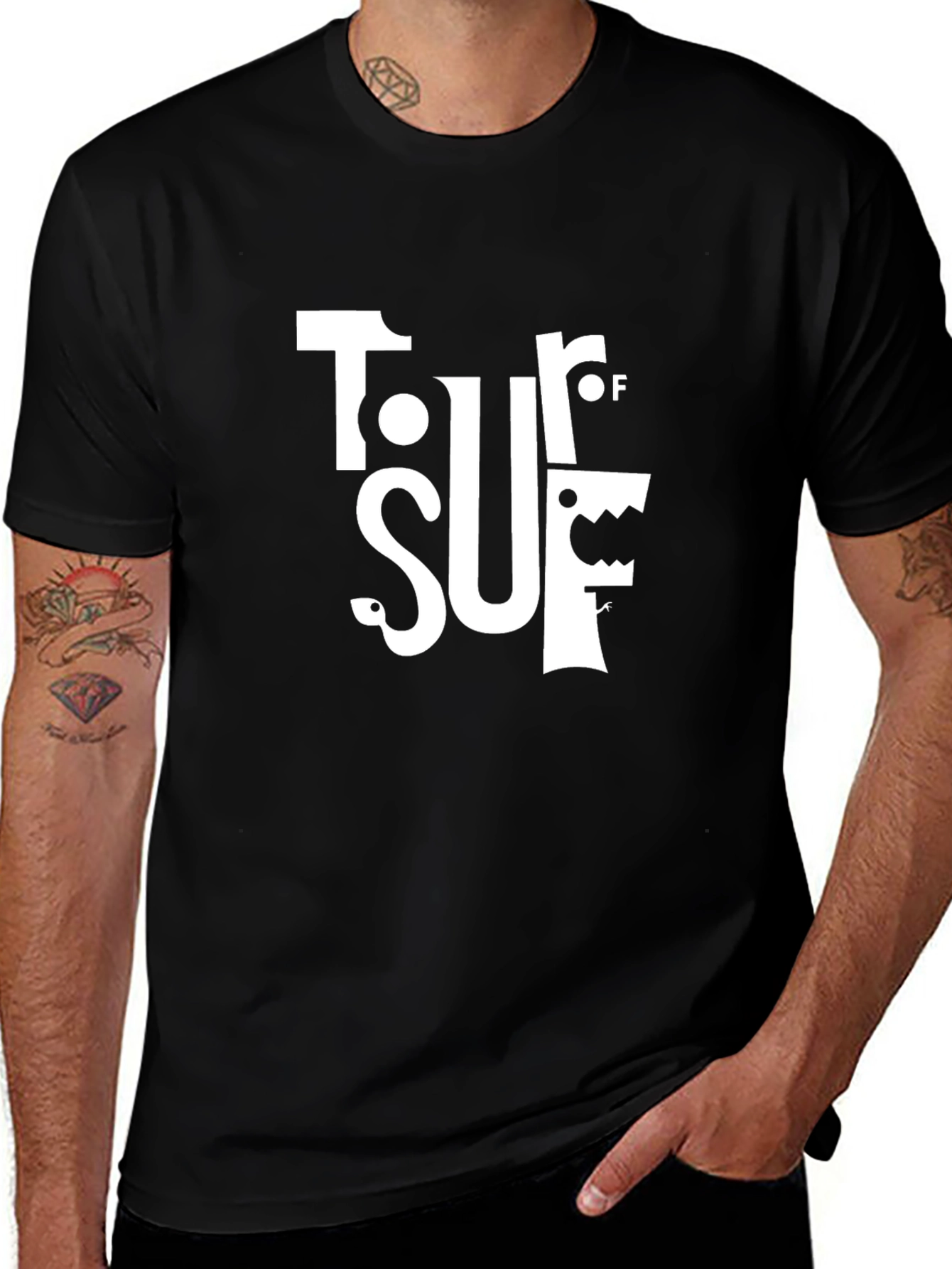Variant 22 of Tour of SUF Black Graphic Tee