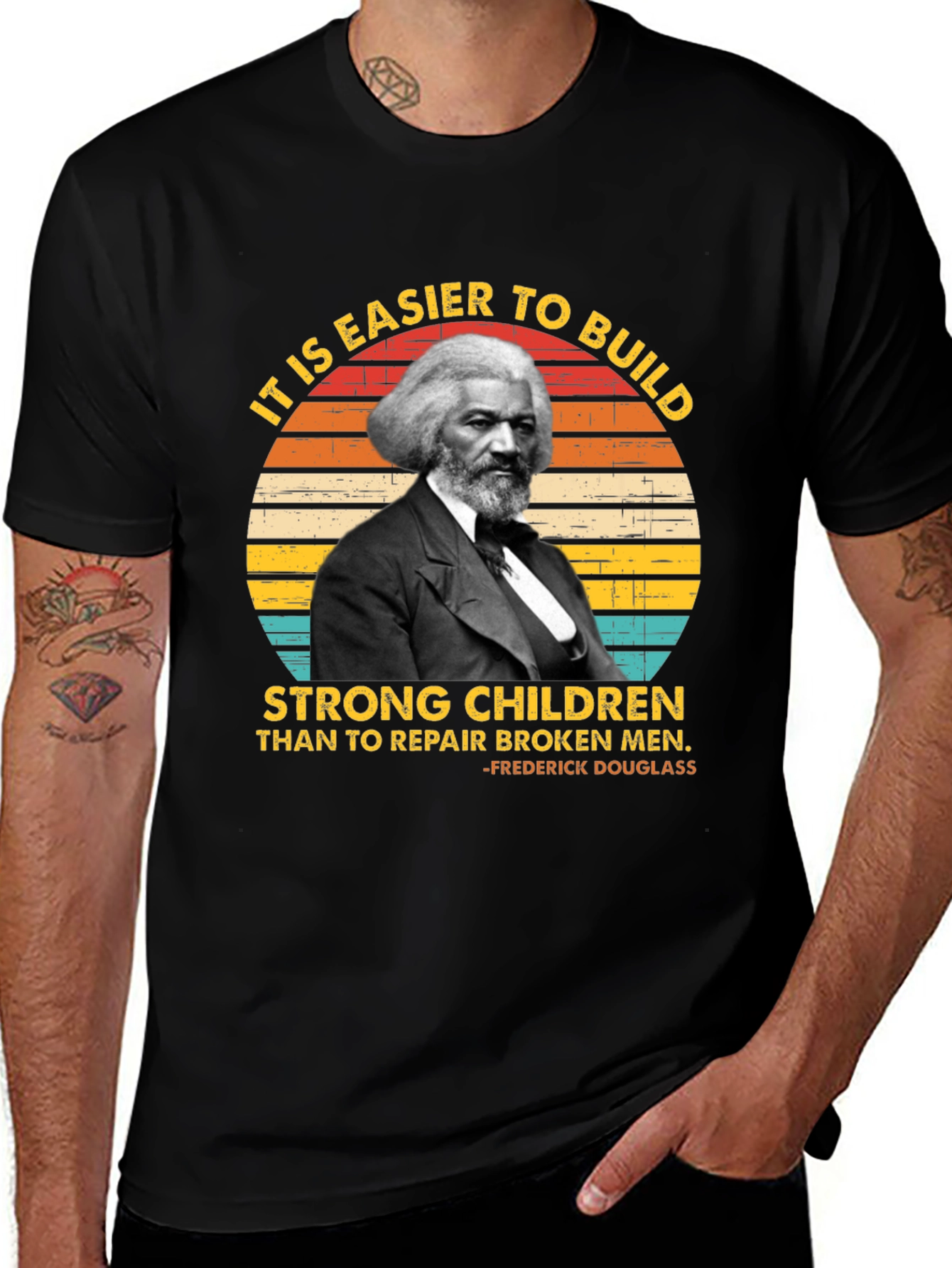 Frederick Douglass T-Shirt - Build Strong Children