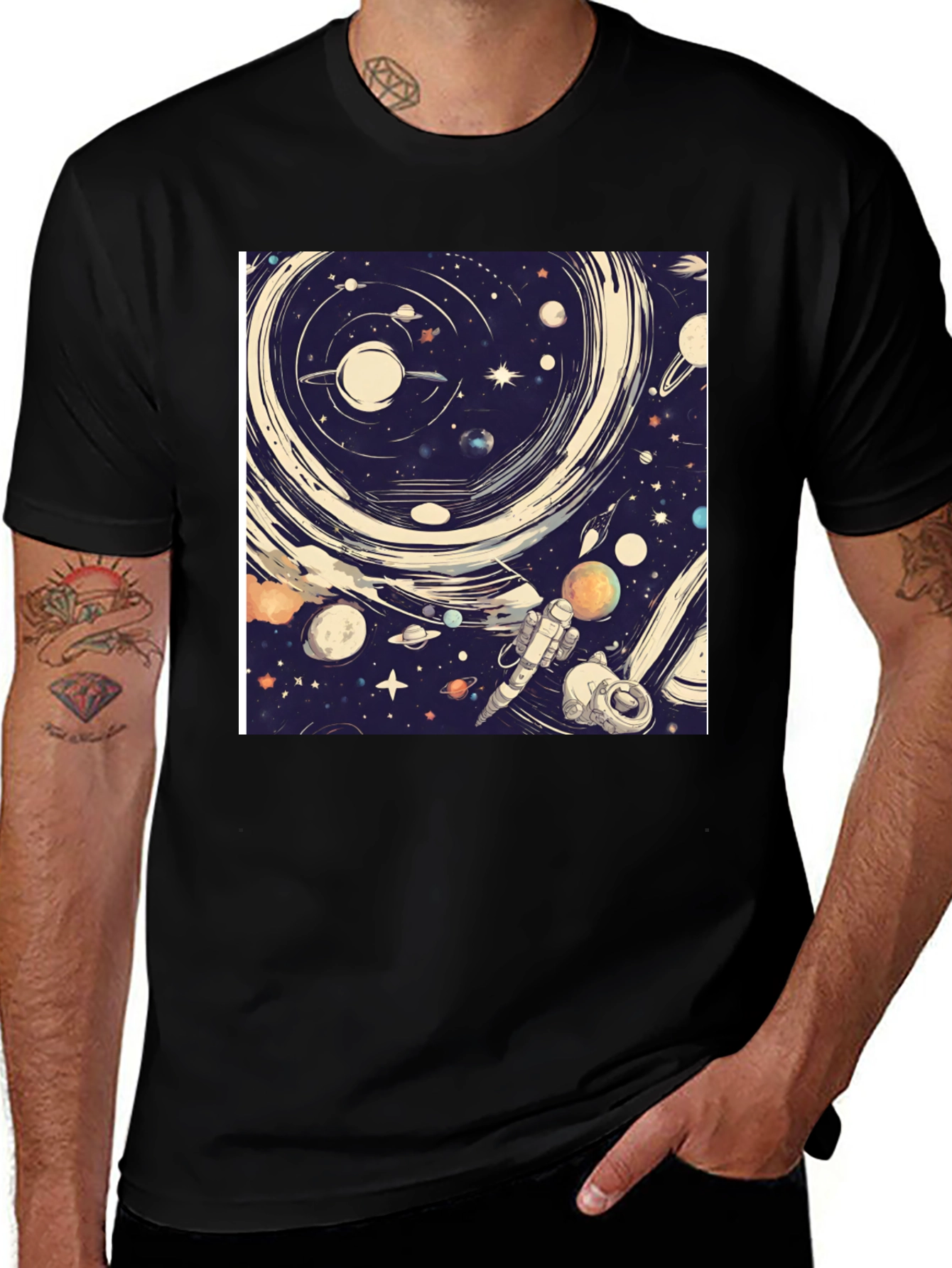 Variant 15 of Cosmic Galaxy Space T-Shirt