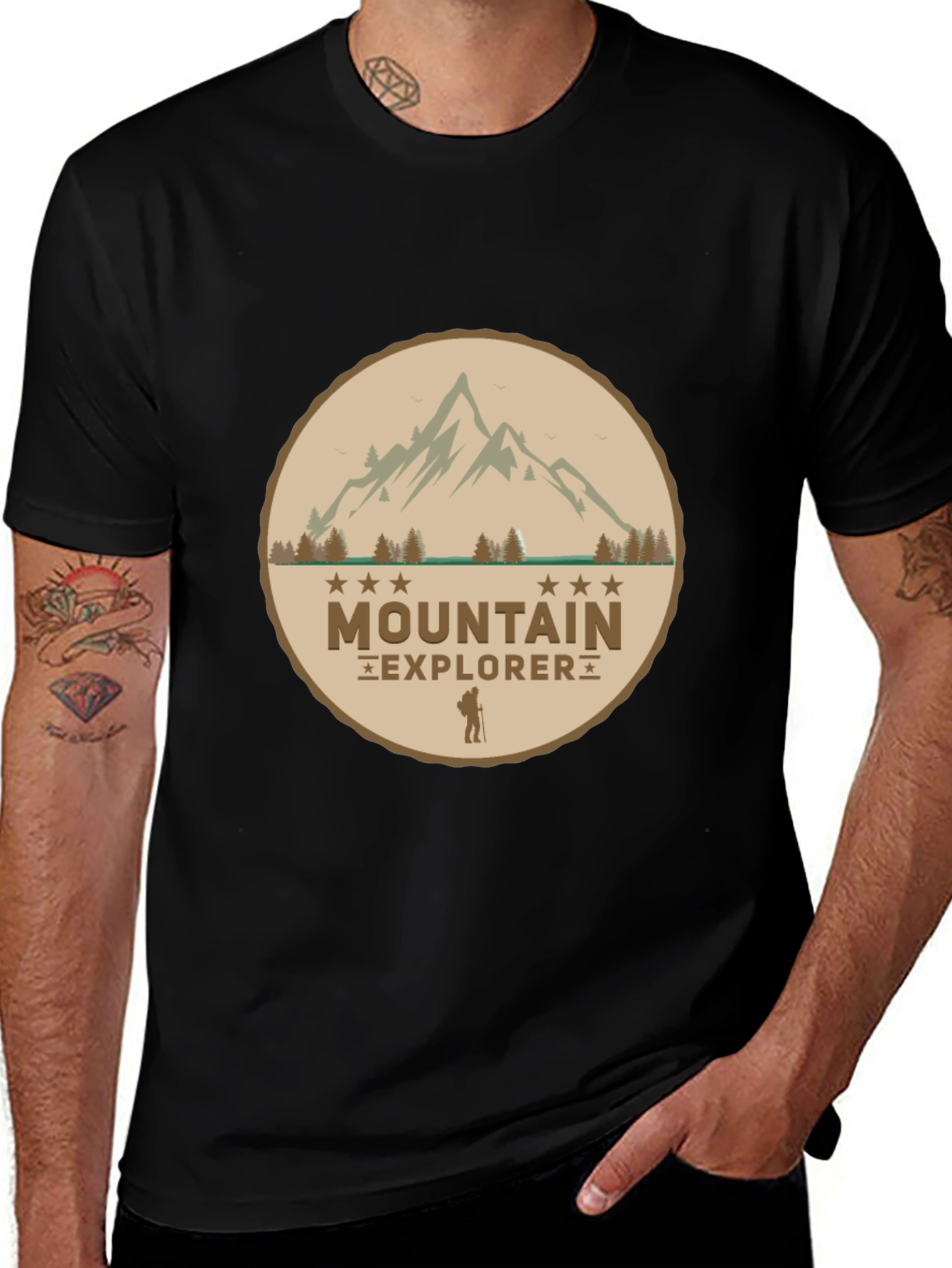 Variant 5 of Mountain Explorer Graphic Tee - Adventure Awaits!