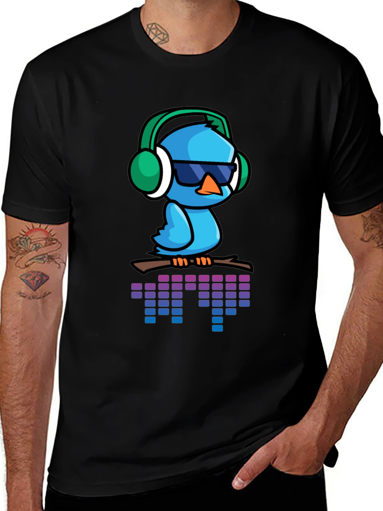Variant 28 of Cool Bird T-Shirt - Music Lover's Tee