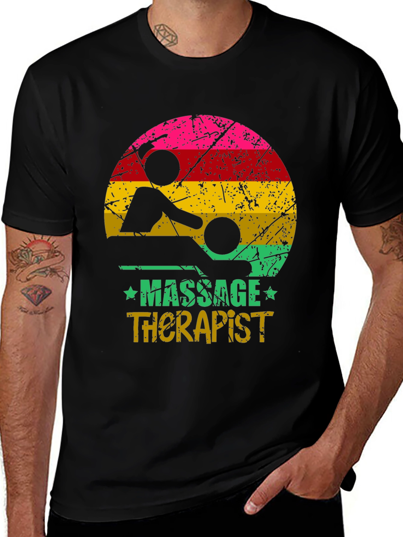 Massage Therapist Graphic T-Shirt