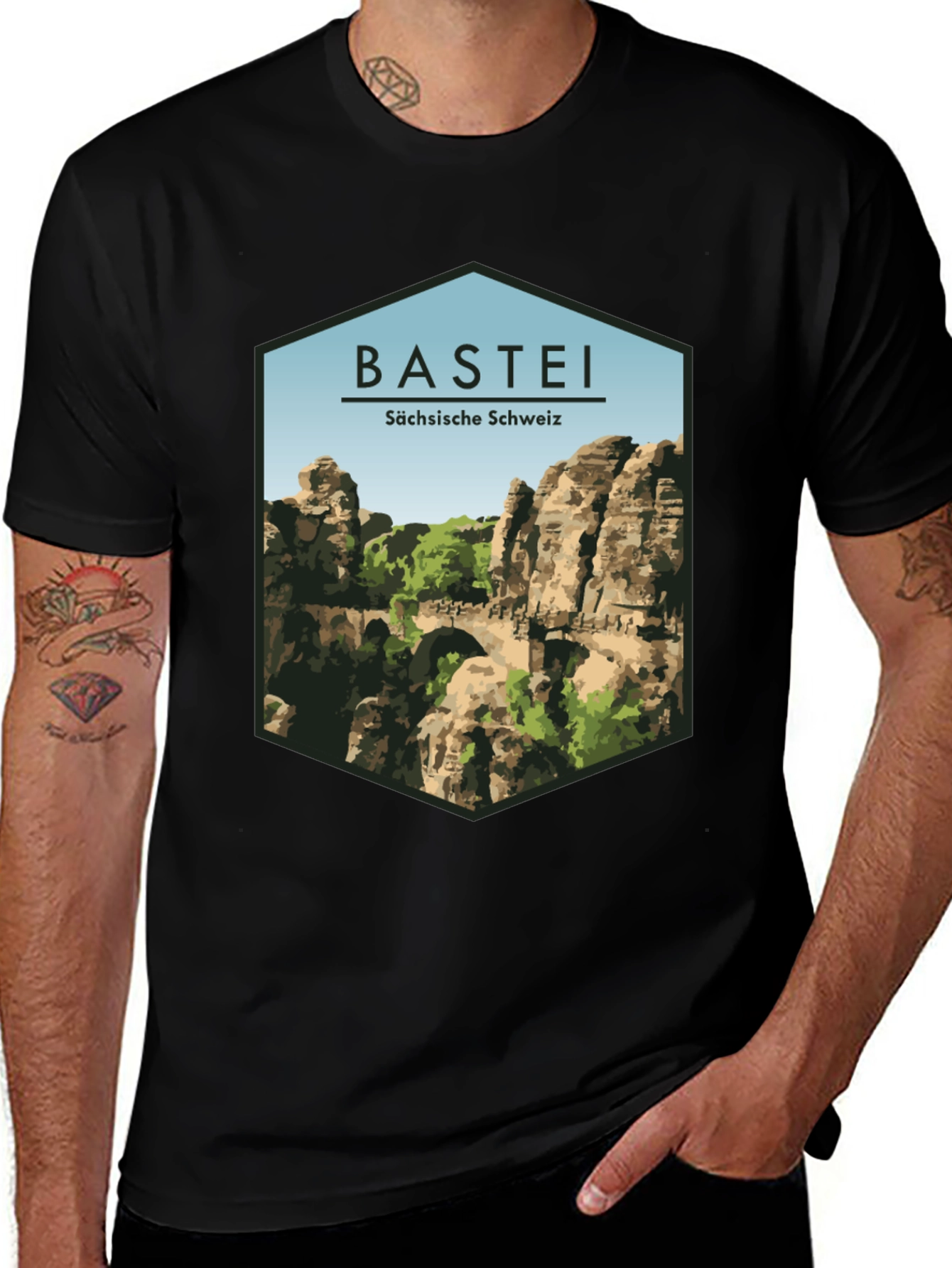 Bastei Bridge Scenic T-Shirt