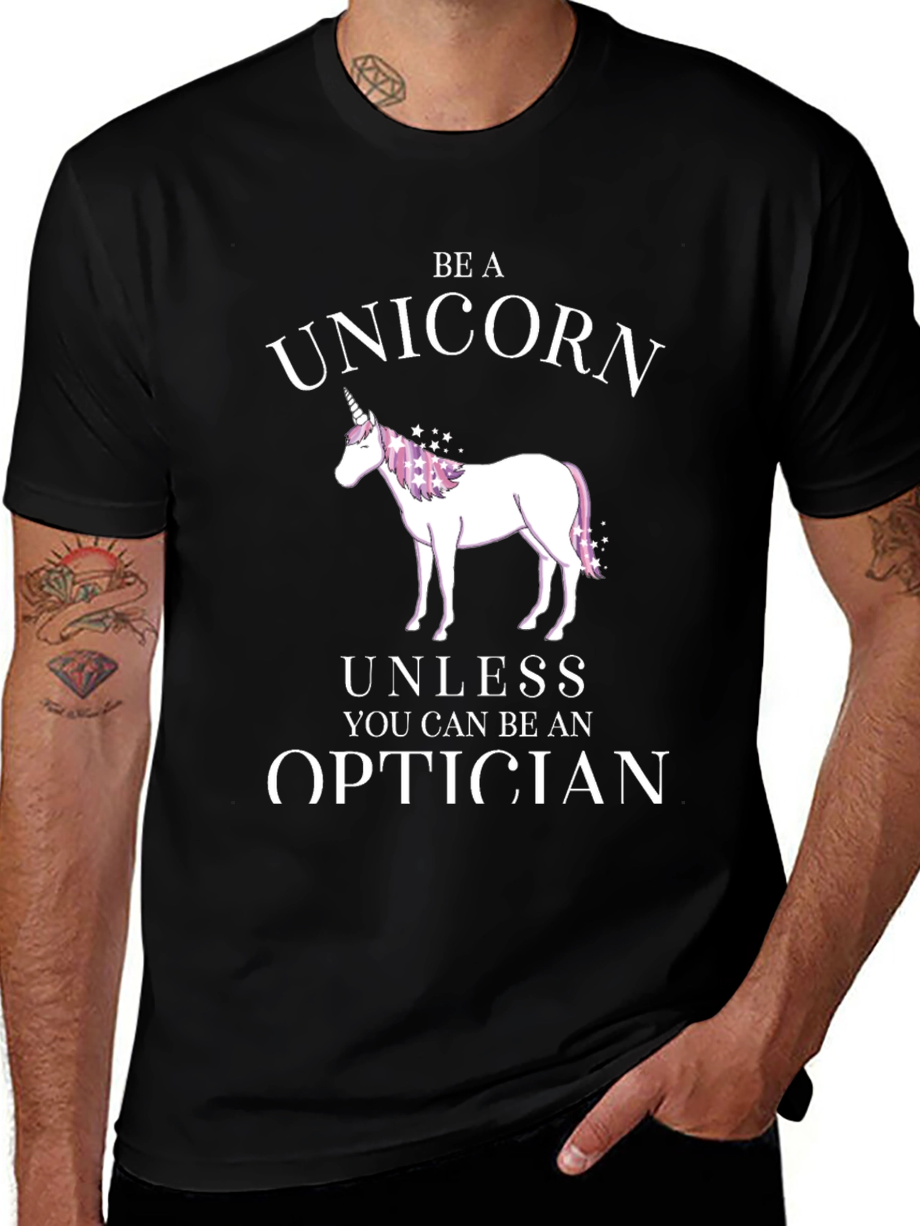 Variant 7 of Be a Unicorn Optician T-Shirt