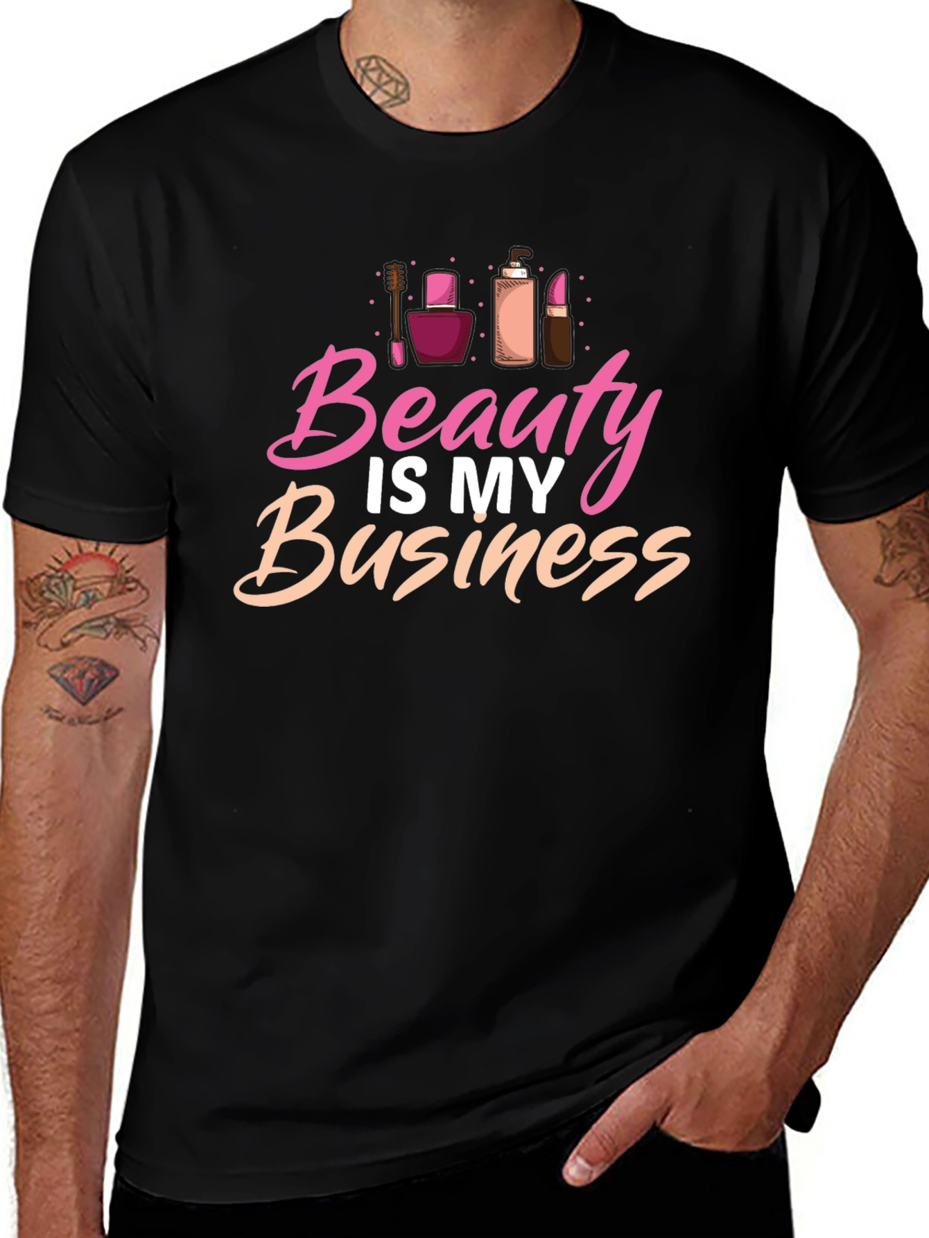 Variant 4 of Beauty Is My Business Graphic T-Shirt