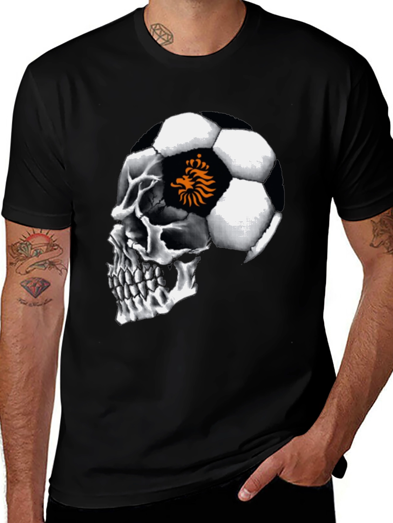 Variant 3 of Skull Football Netherlands T-Shirt