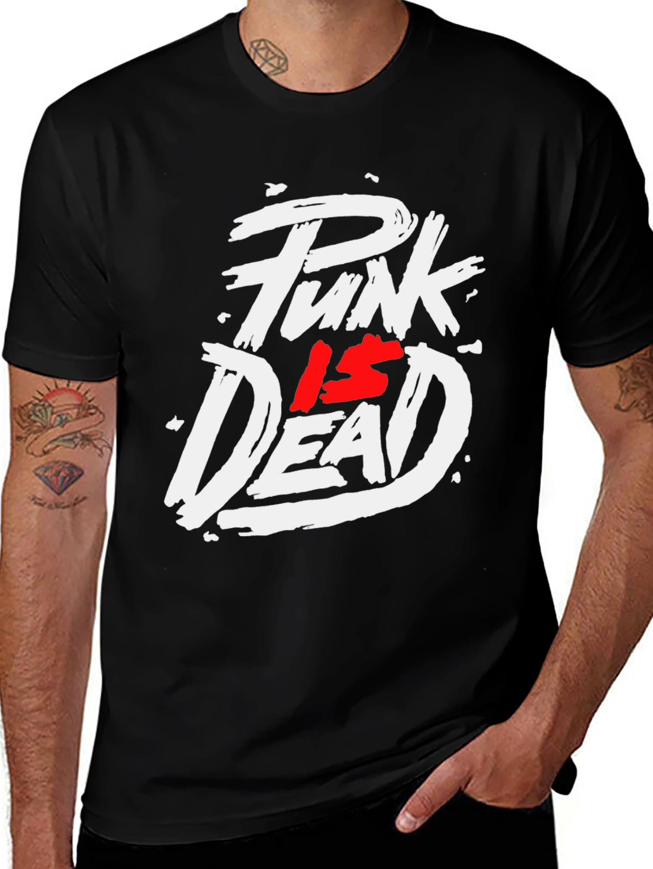 Variant 30 of Punk Is Dead Graphic Tee - Stylish Black T-Shirt