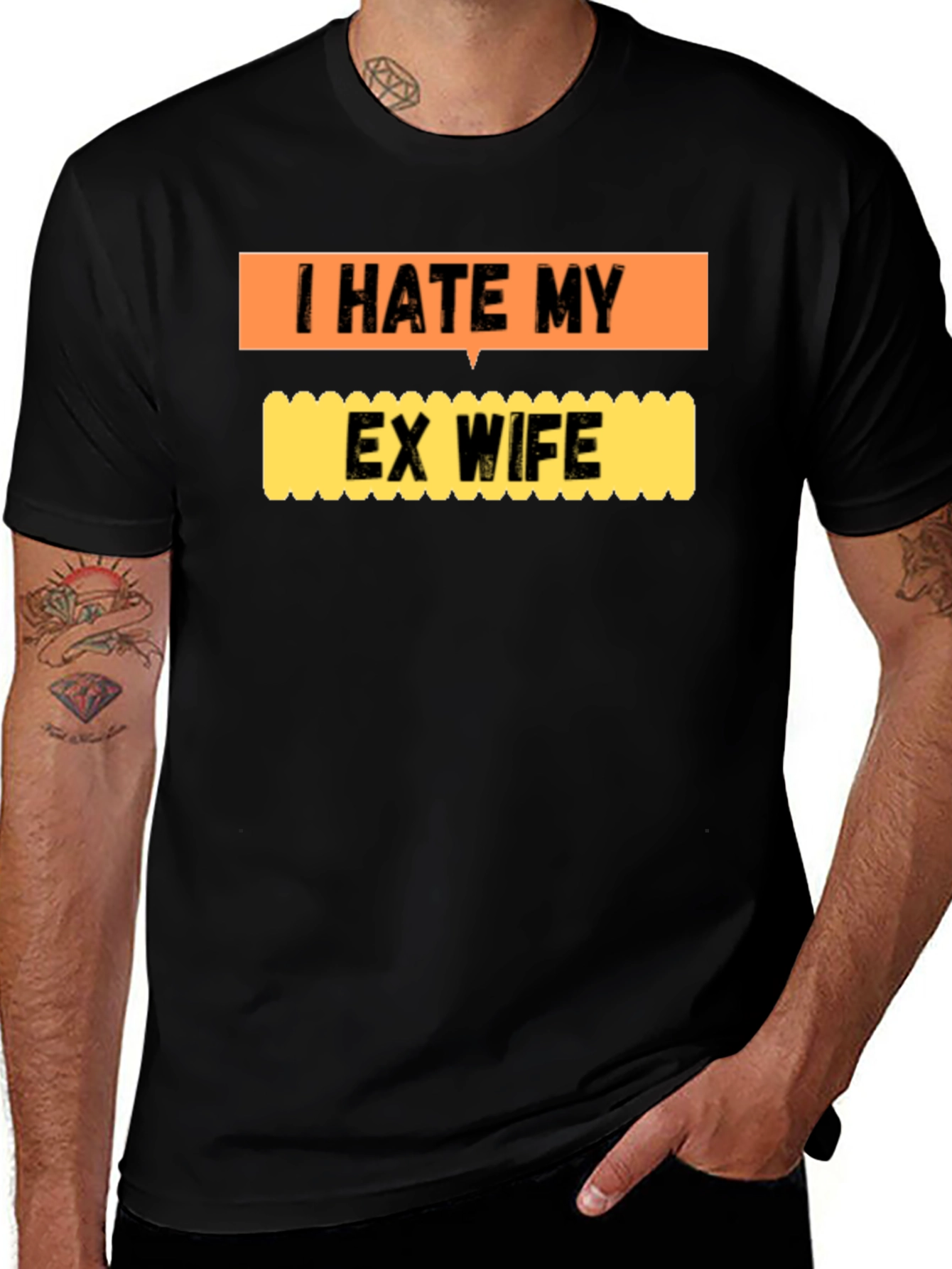 Variant 13 of I Hate My Ex Wife Graphic Tee