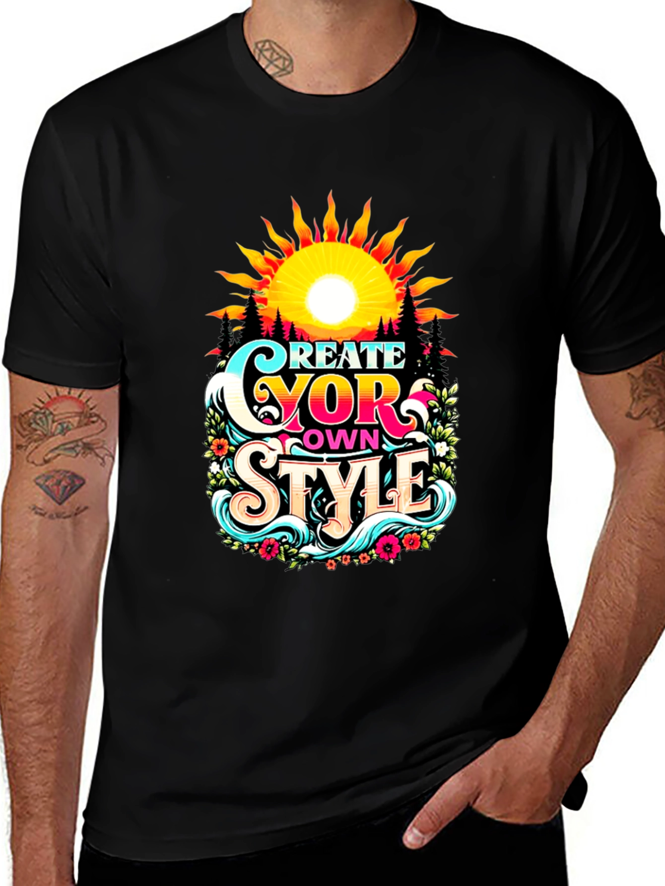 Variant 23 of Create Your Own Style Graphic Tee