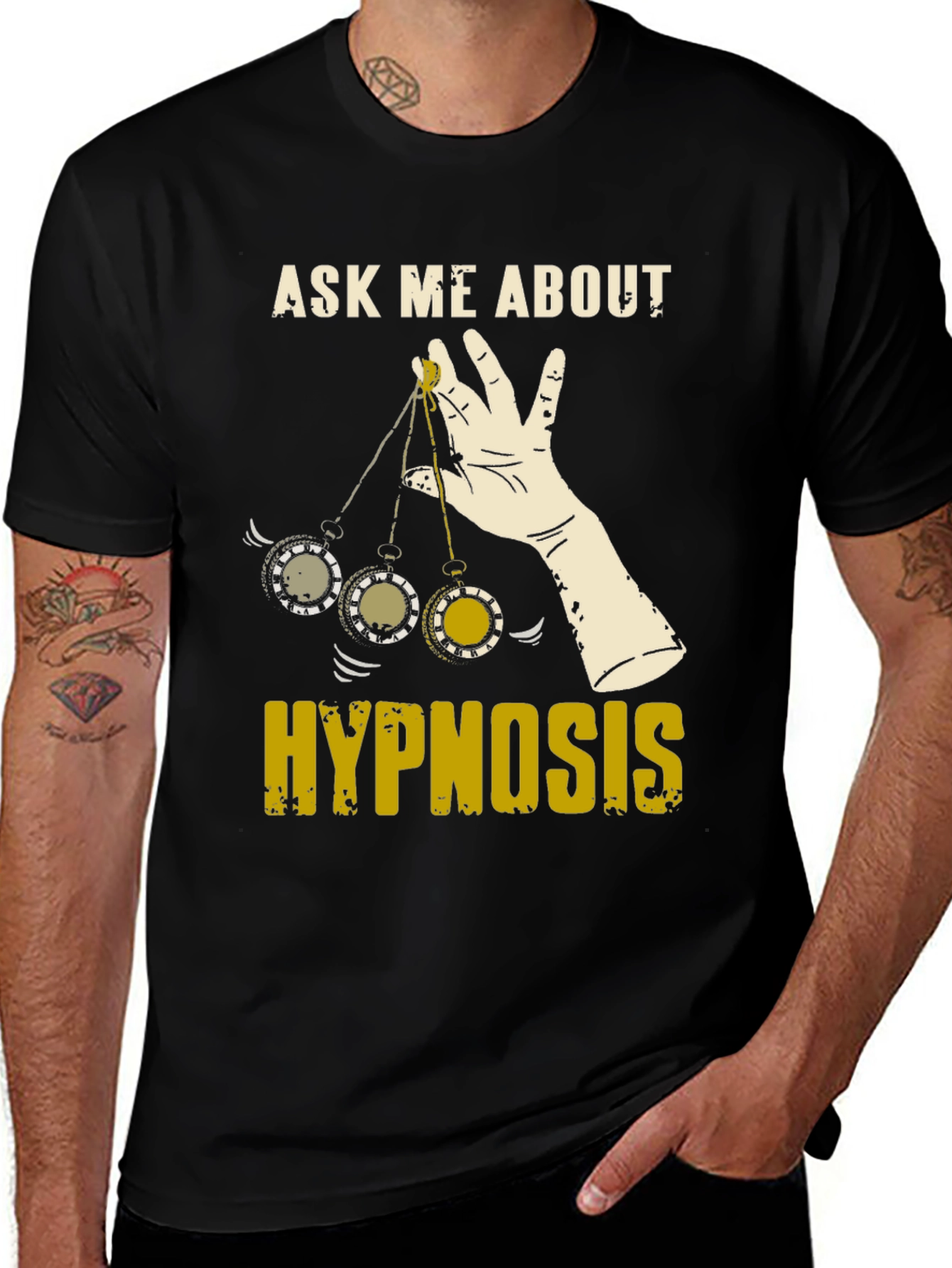 Variant 6 of Ask Me About Hypnosis Graphic Tee