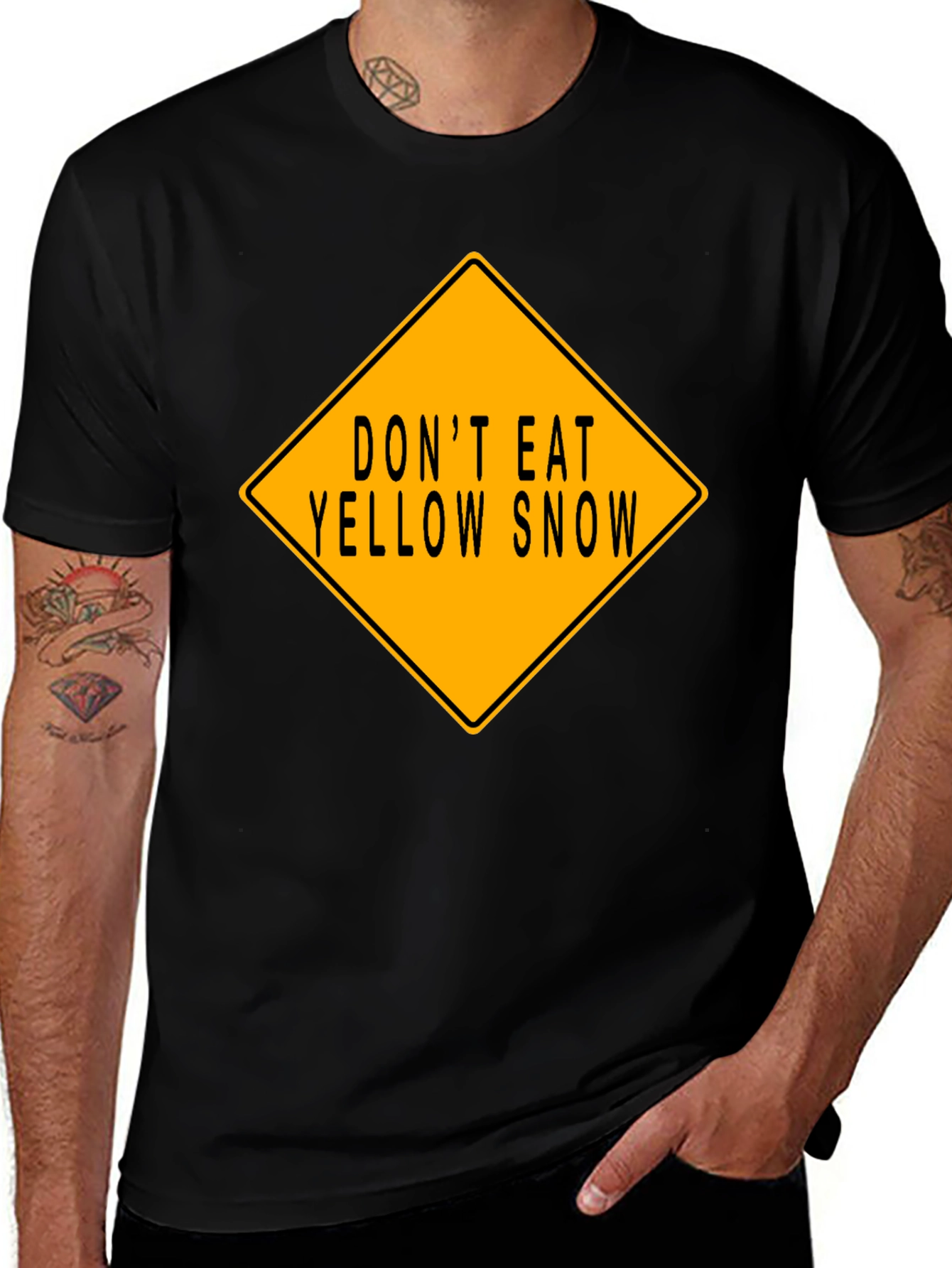 Variant 11 of Don't Eat Yellow Snow Graphic T-Shirt