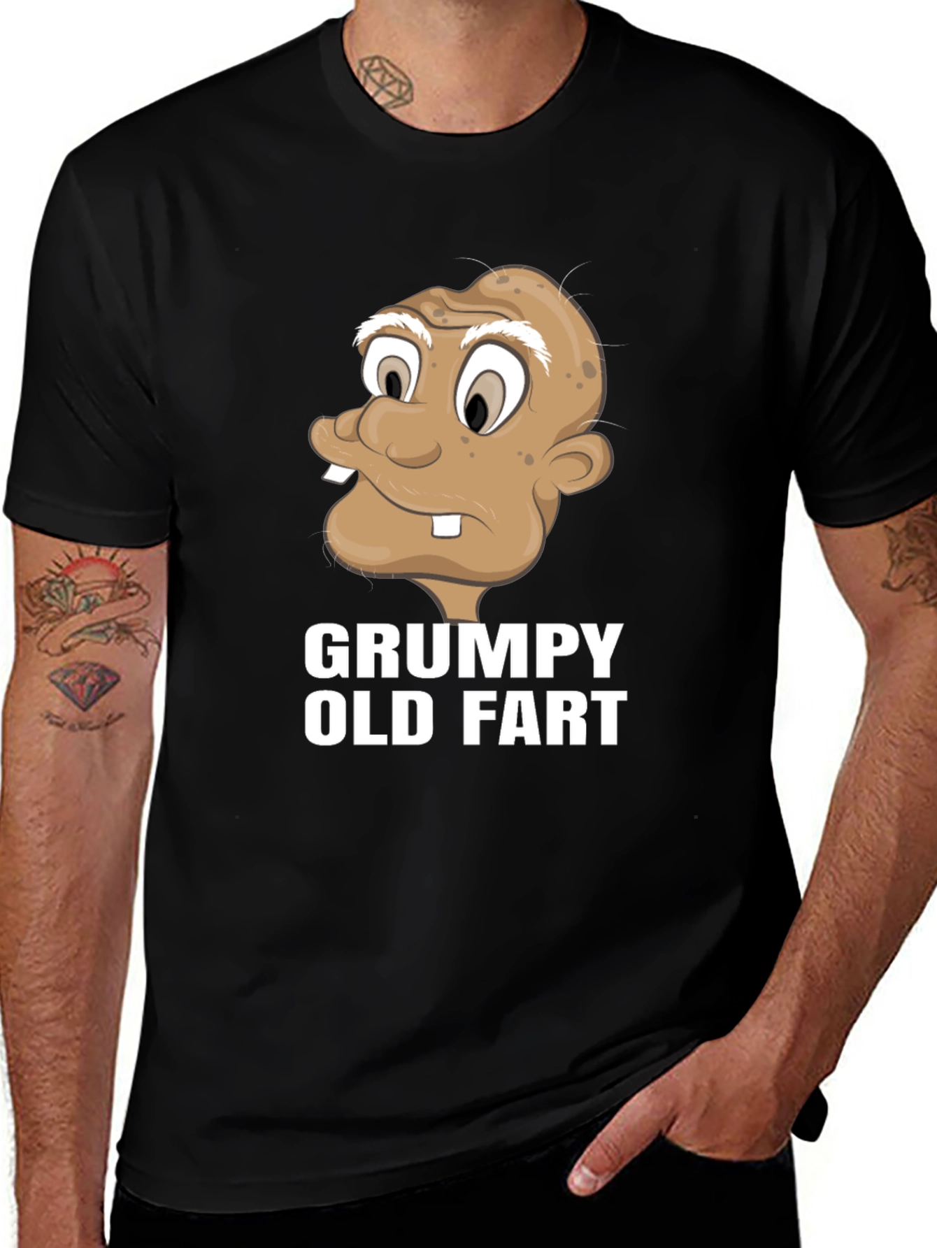 Variant 21 of Grumpy Old Fart Funny Graphic Tee