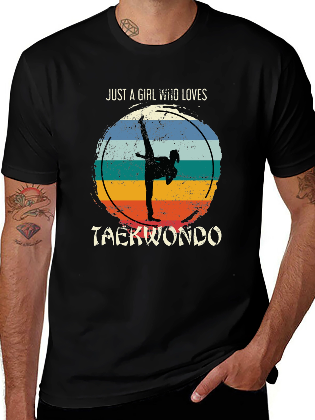 Variant 10 of Taekwondo Girl's T-Shirt