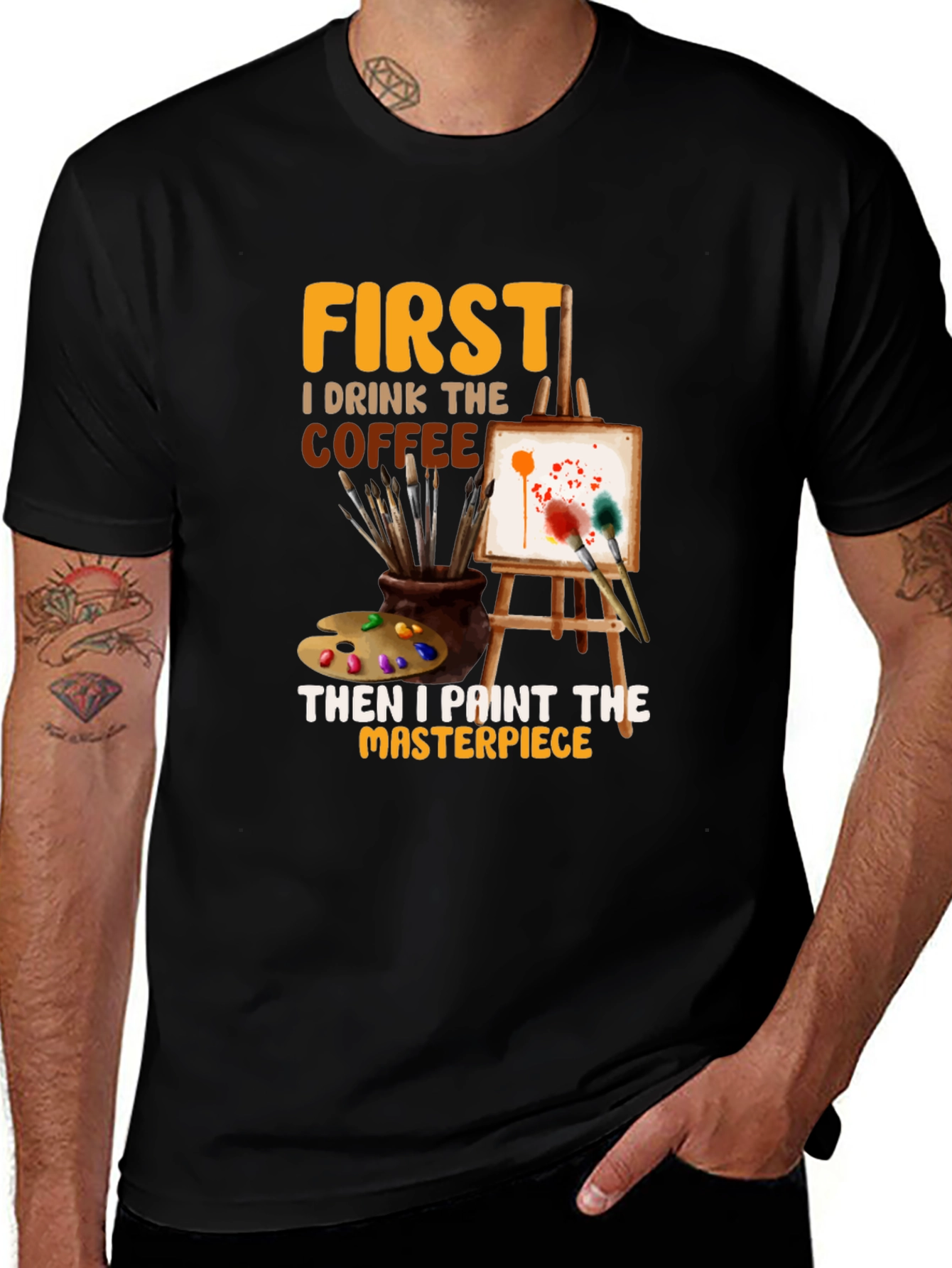 Variant 27 of Artist Coffee Masterpiece T-Shirt