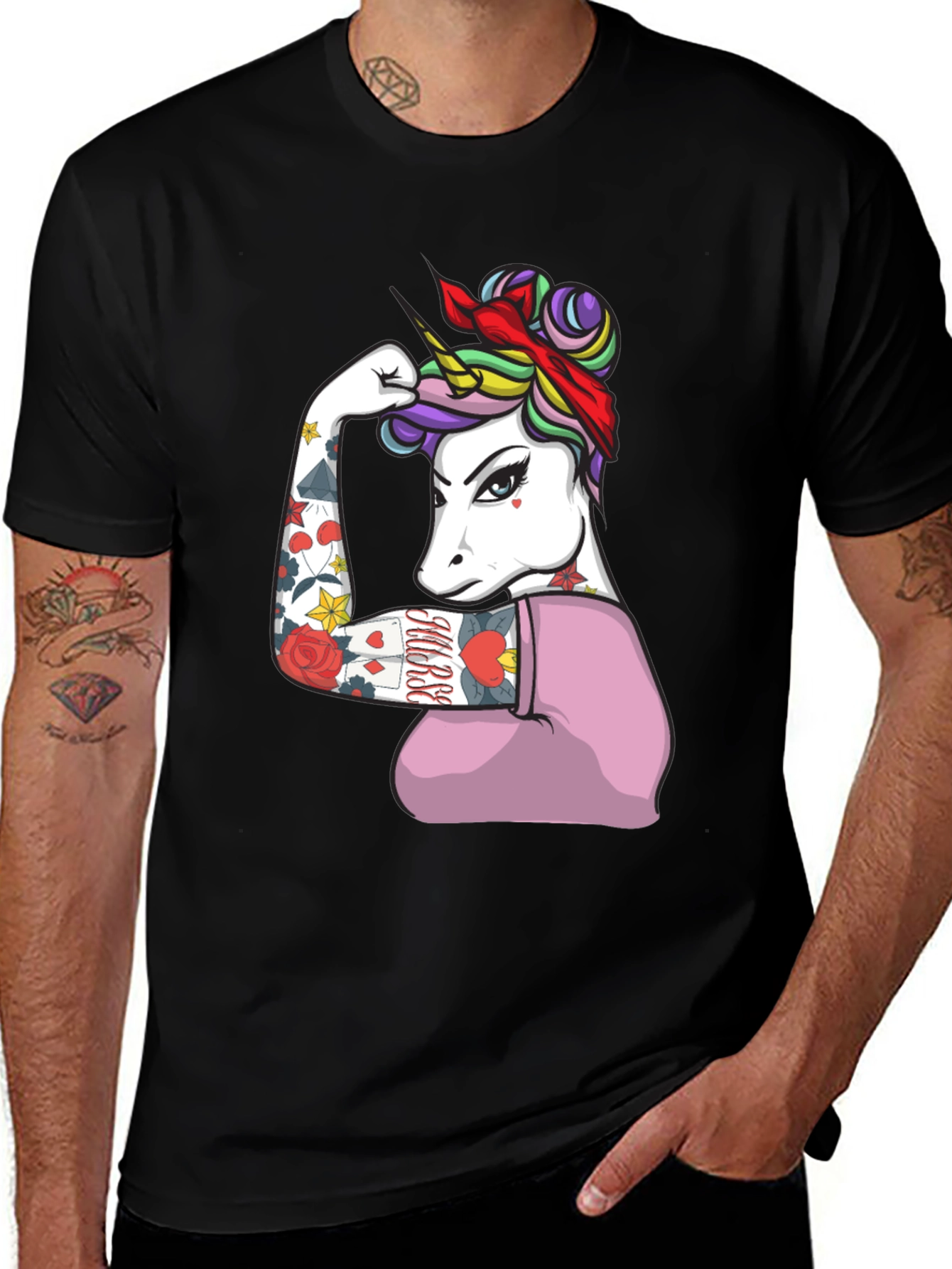 Variant 10 of Unicorn Feminist Graphic T-Shirt