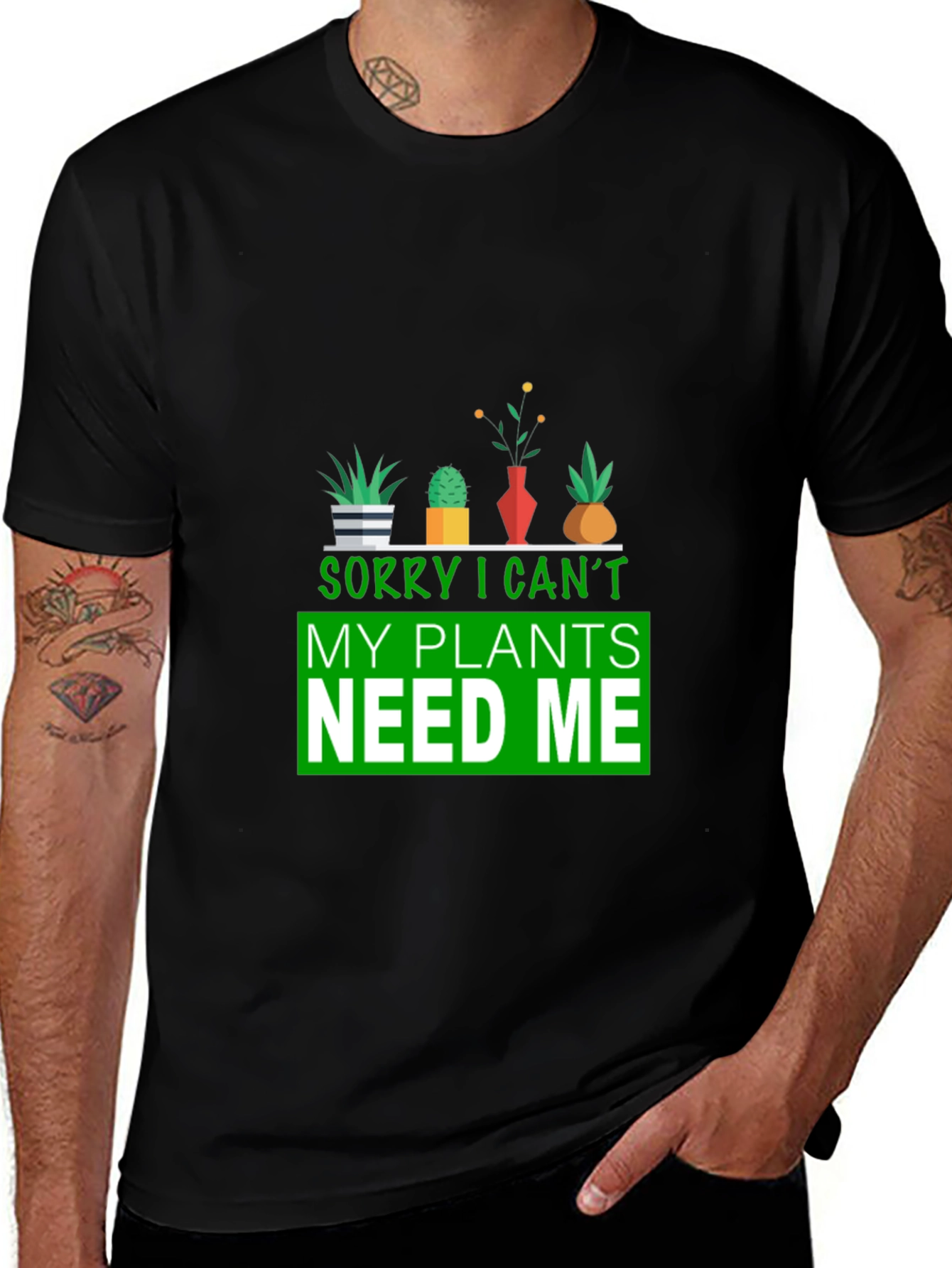 Variant 8 of Sorry I Can't My Plants Need Me T-Shirt