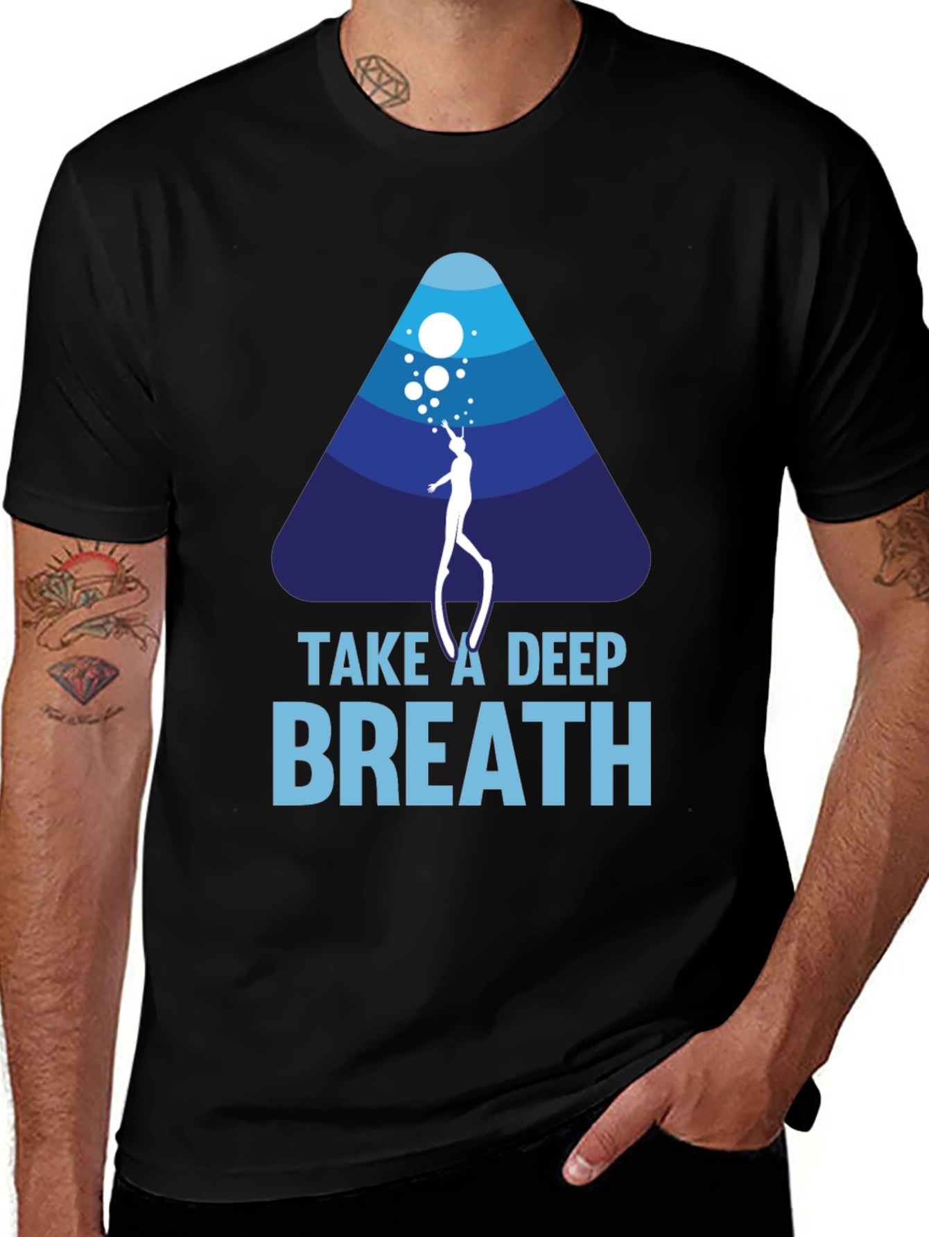 Variant 15 of Take A Deep Breath Scuba Diving T-Shirt