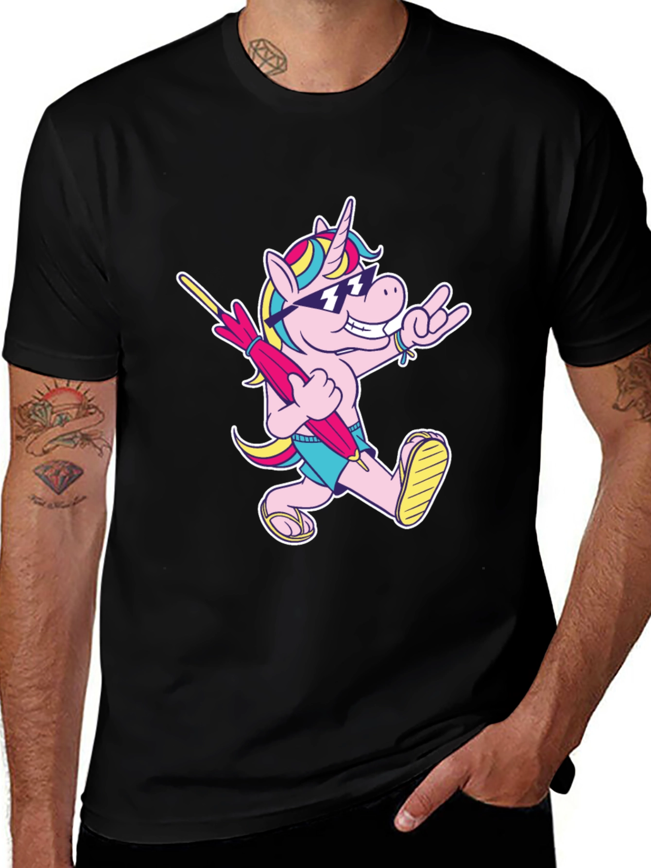 Unicorn Beach Vibes T-Shirt - Fun Summer Style