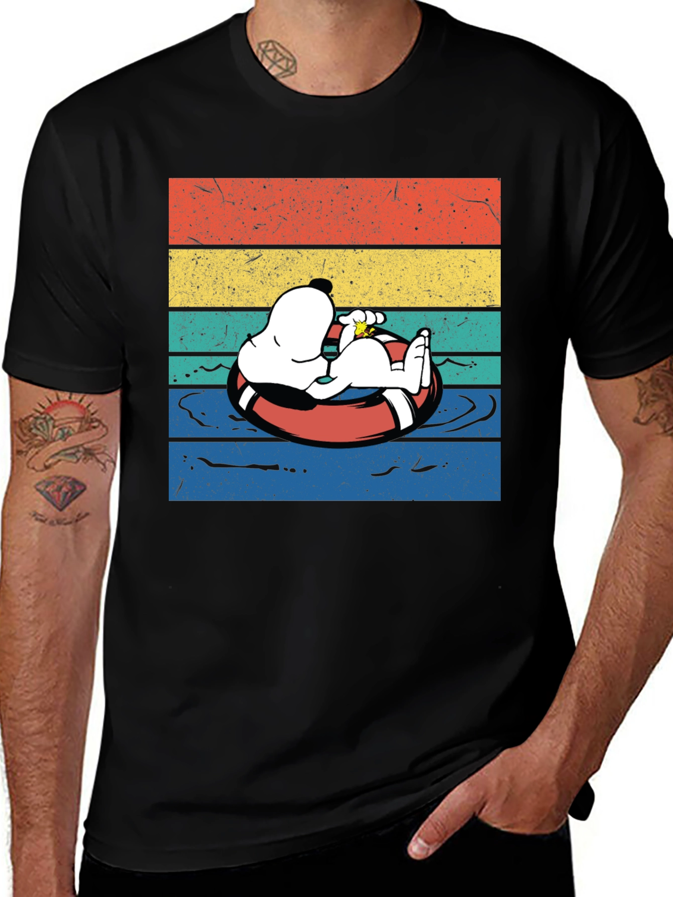Snoopy Retro Swim T-Shirt