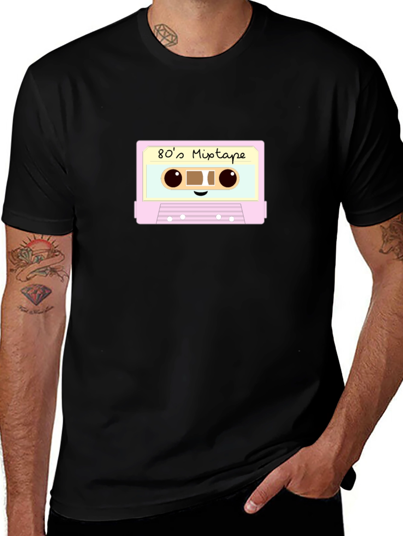Variant 12 of Retro 80's Mixtape Graphic T-Shirt