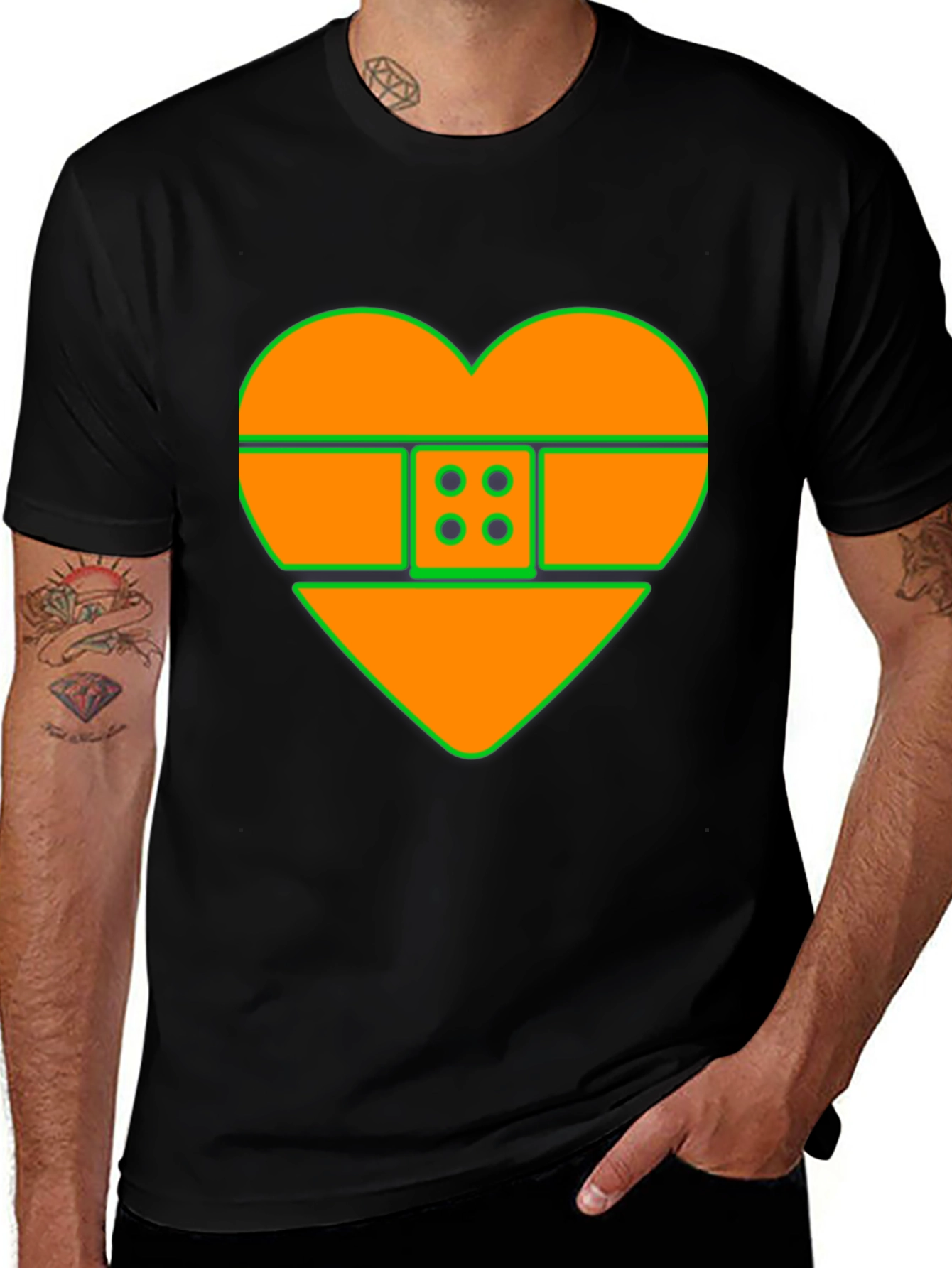 Variant 26 of Heart Bandage T-Shirt - Unique Graphic Tee