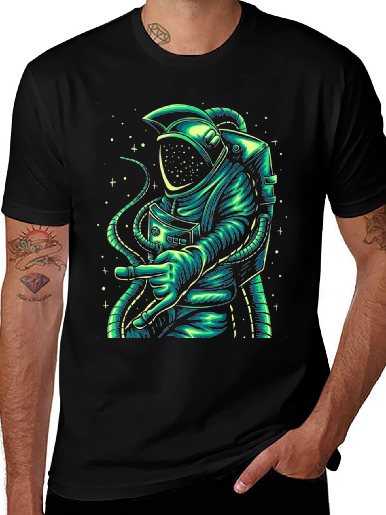 Astronaut Graphic T-Shirt - Space Explorer Tee
