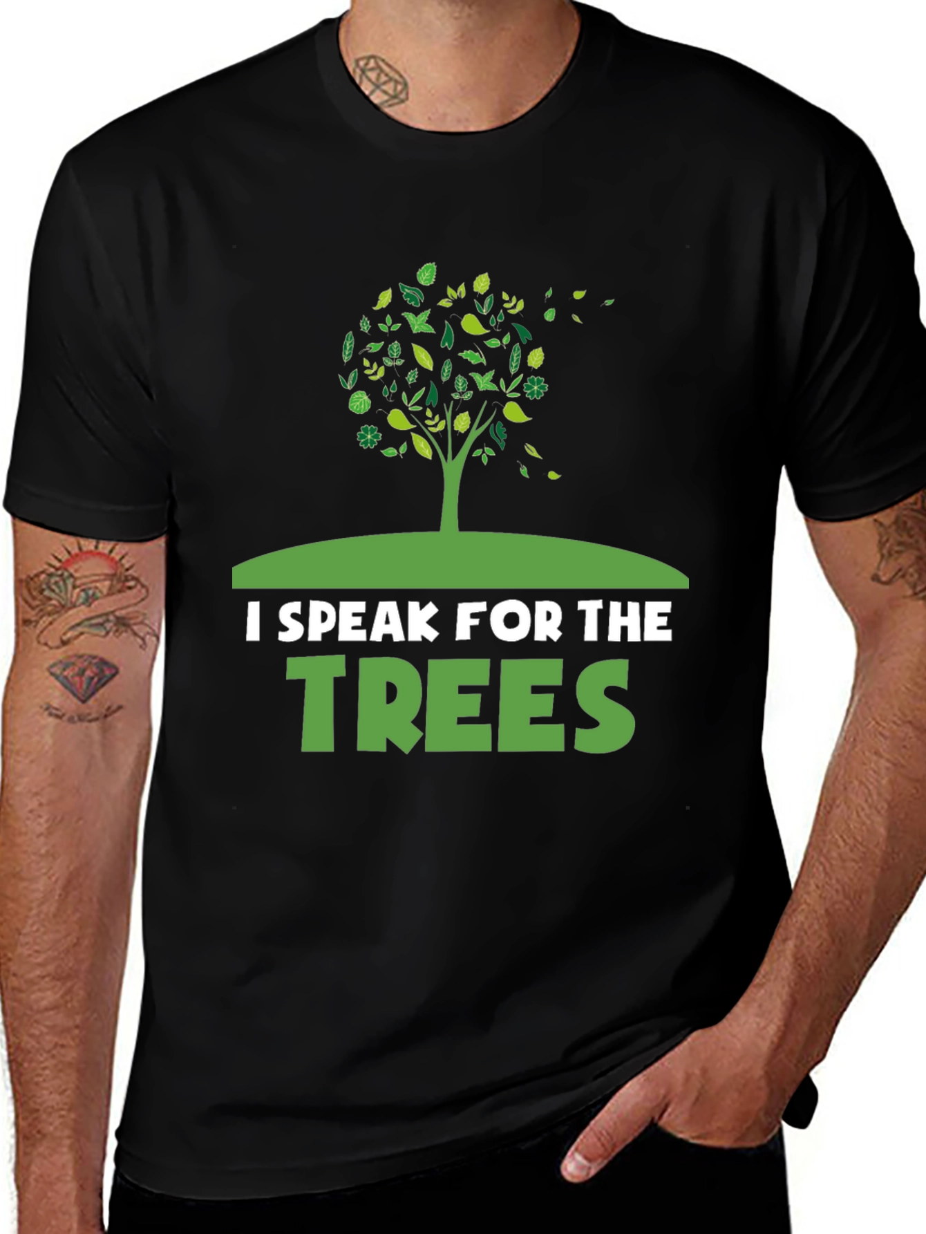 Variant 9 of I Speak for the Trees Graphic Tee