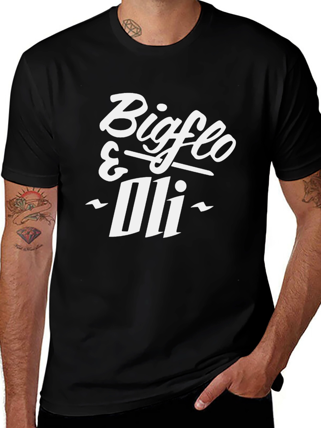 Variant 29 of Bigflo & Oli Black Graphic Tee