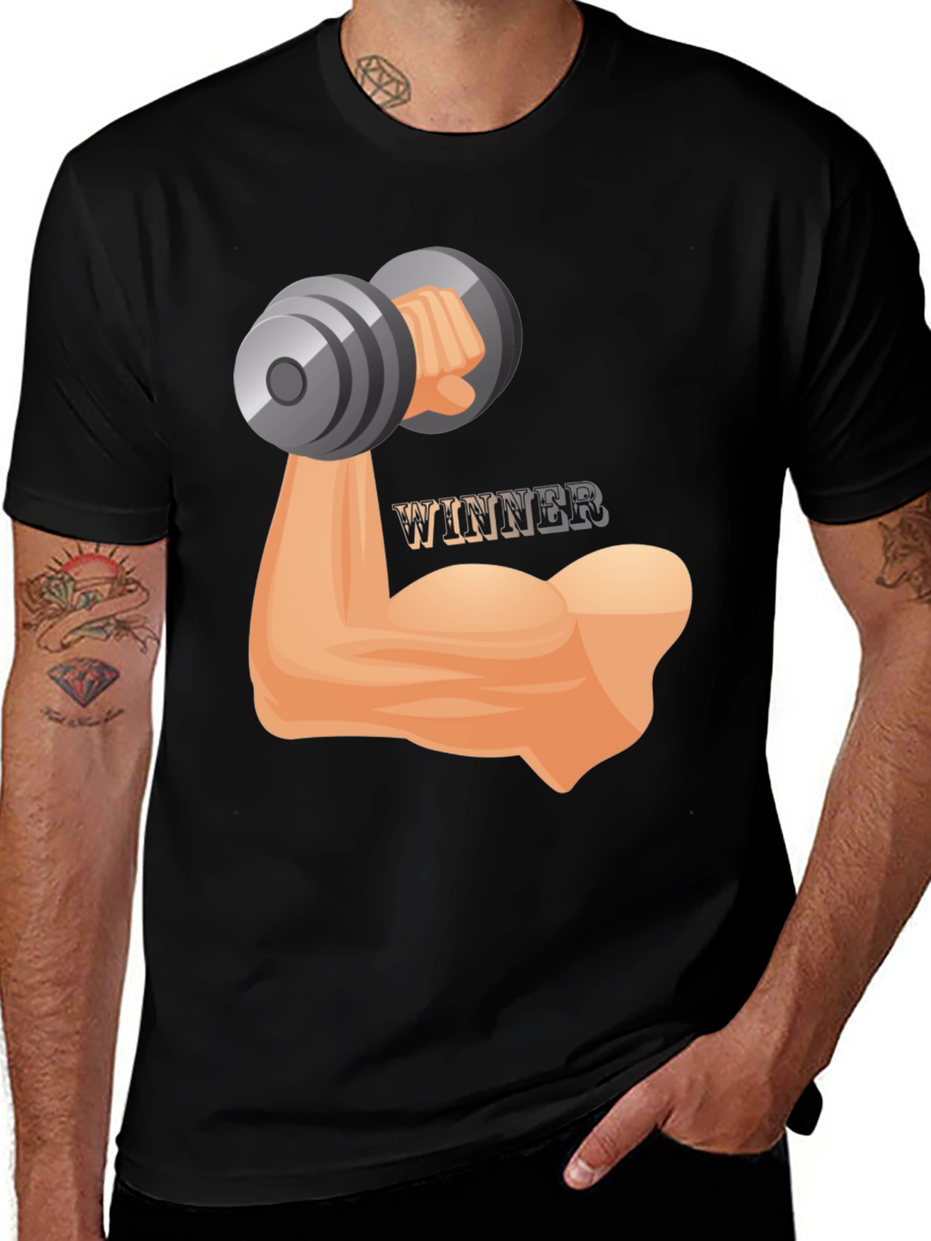 Variant 9 of Winner Muscle Arm T-Shirt