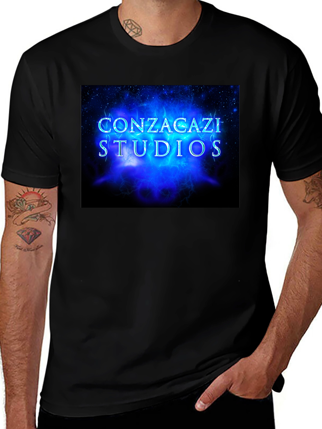 Variant 6 of Conzacazi Studios Black Graphic Tee