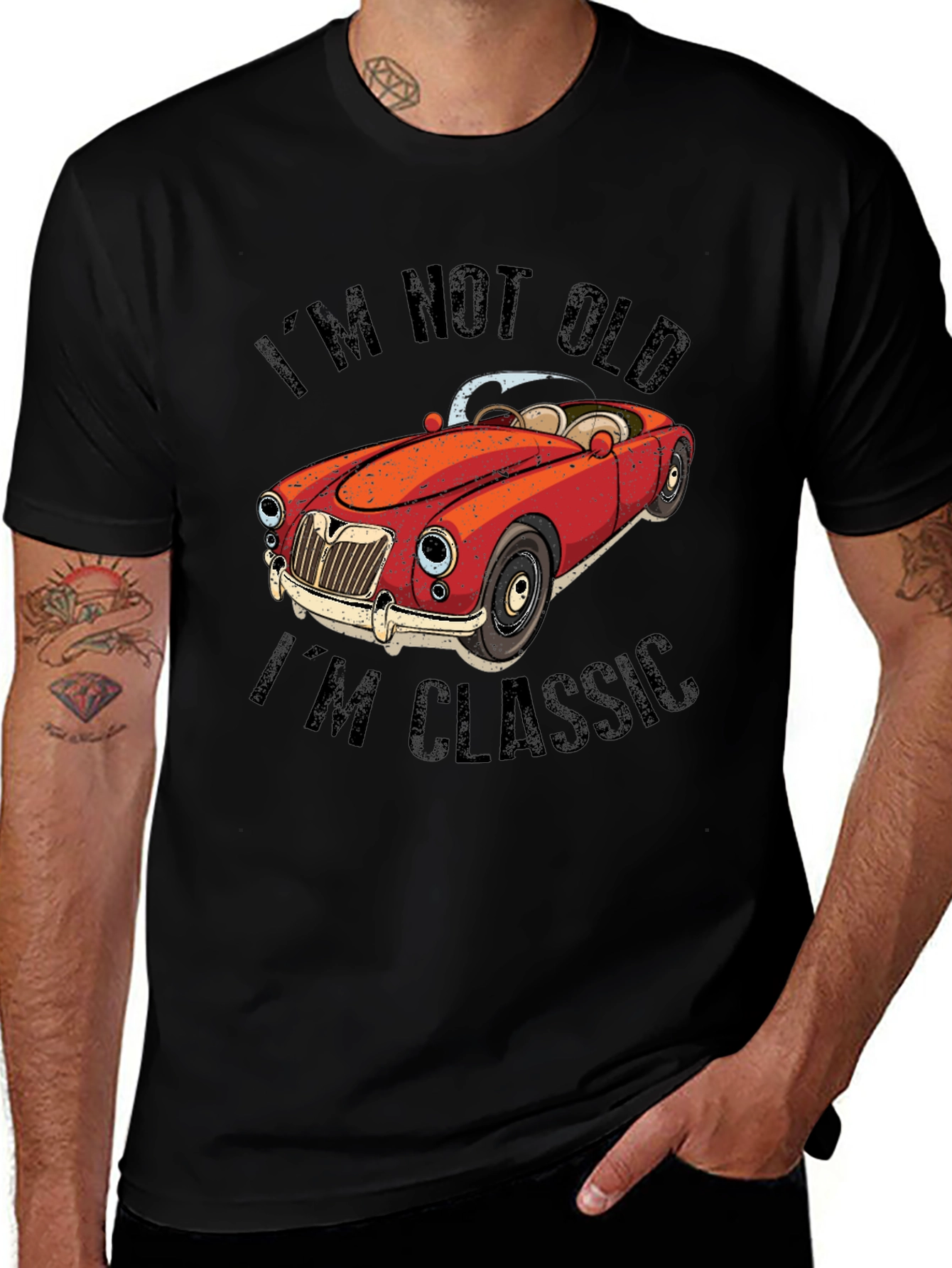 Variant 10 of I'm Not Old I'm Classic Car Graphic T-Shirt