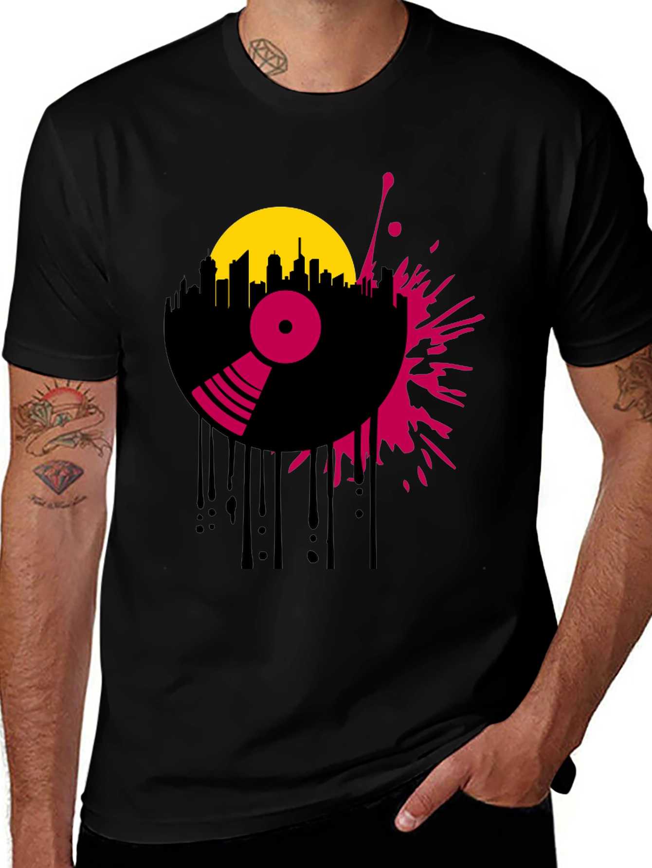 Variant 30 of Retro Record Player Graphic Tee