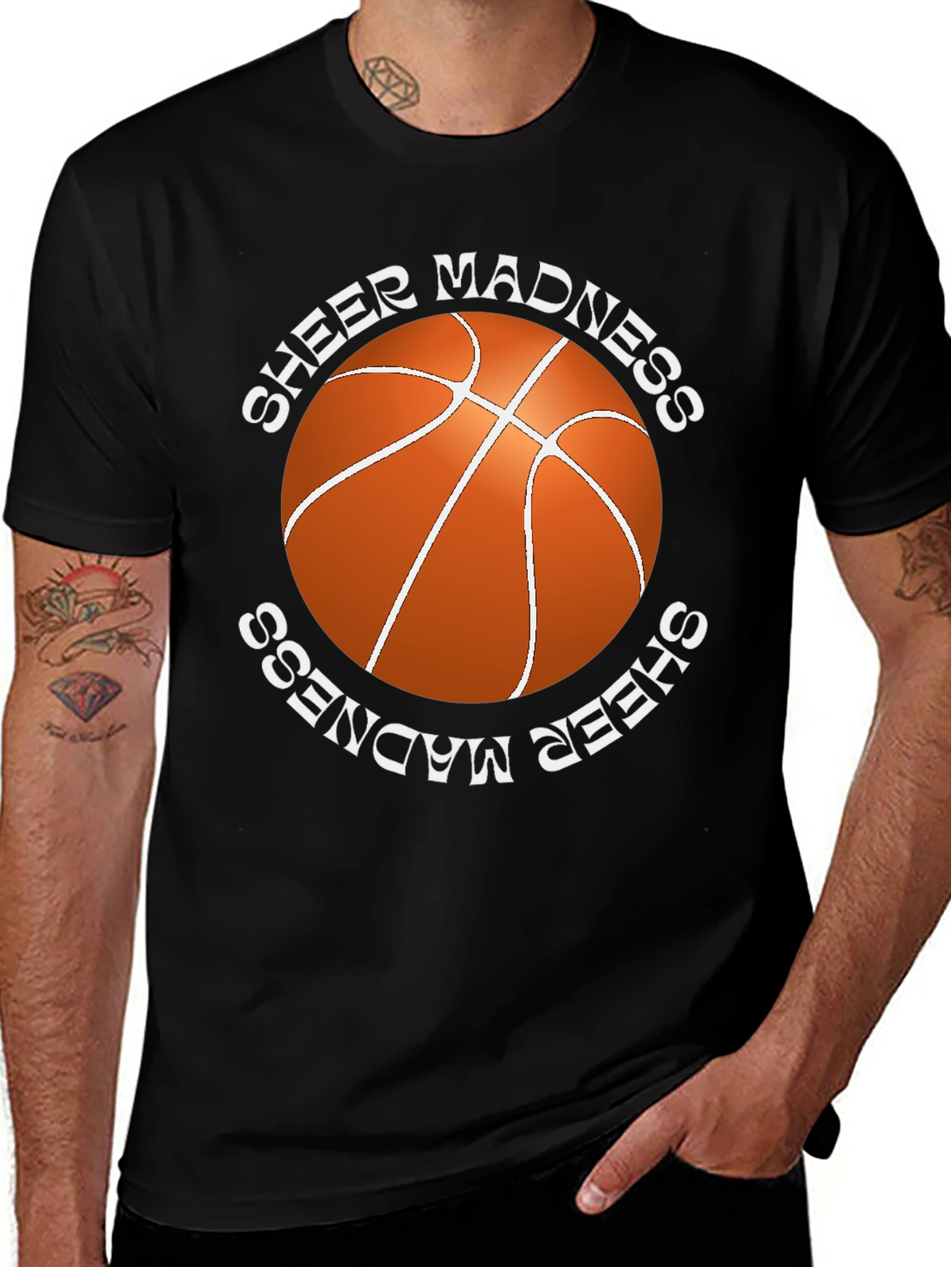 Variant 9 of Sheer Madness Basketball Graphic Tee