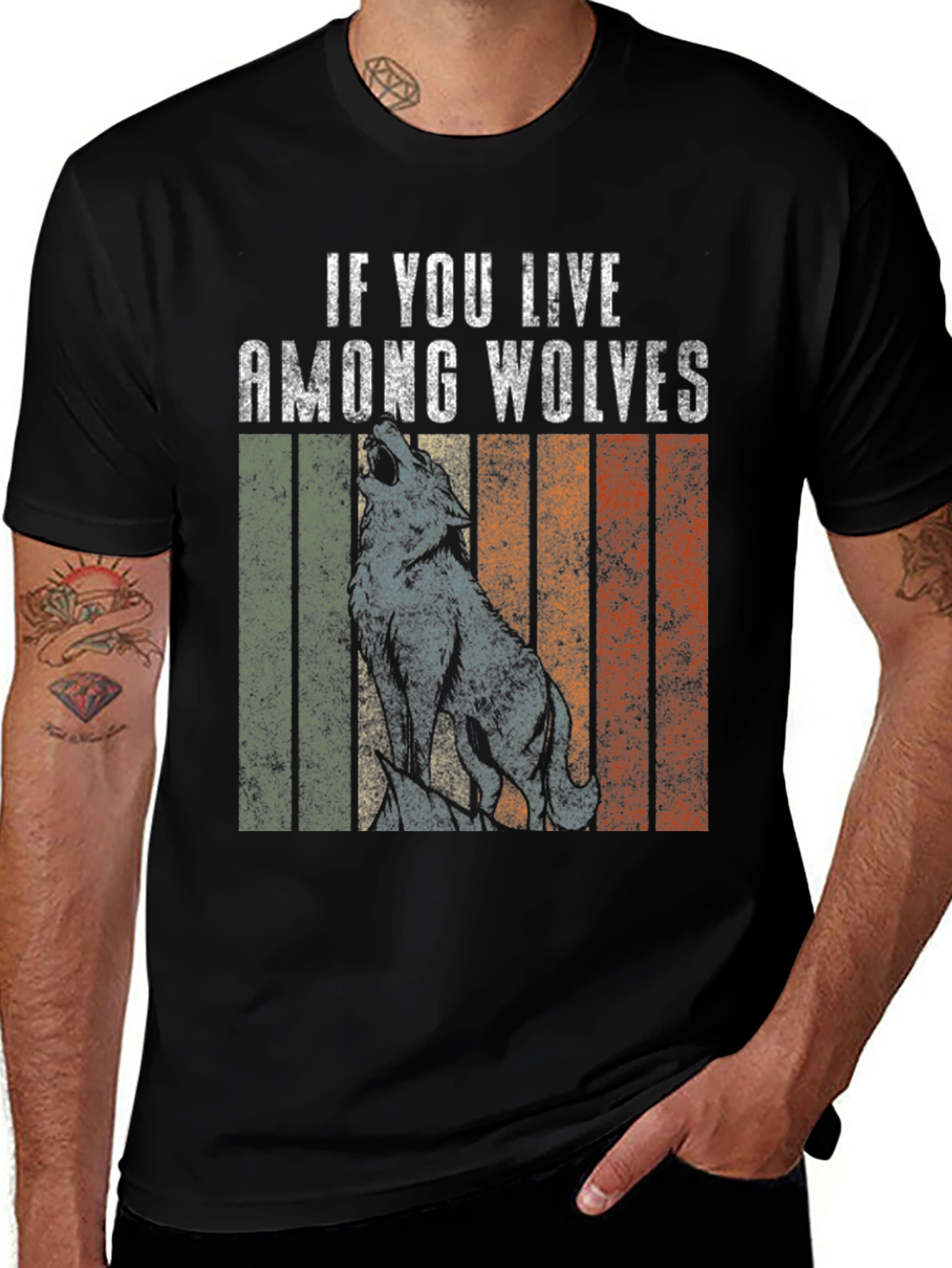 Variant 11 of If You Live Among Wolves Graphic Tee