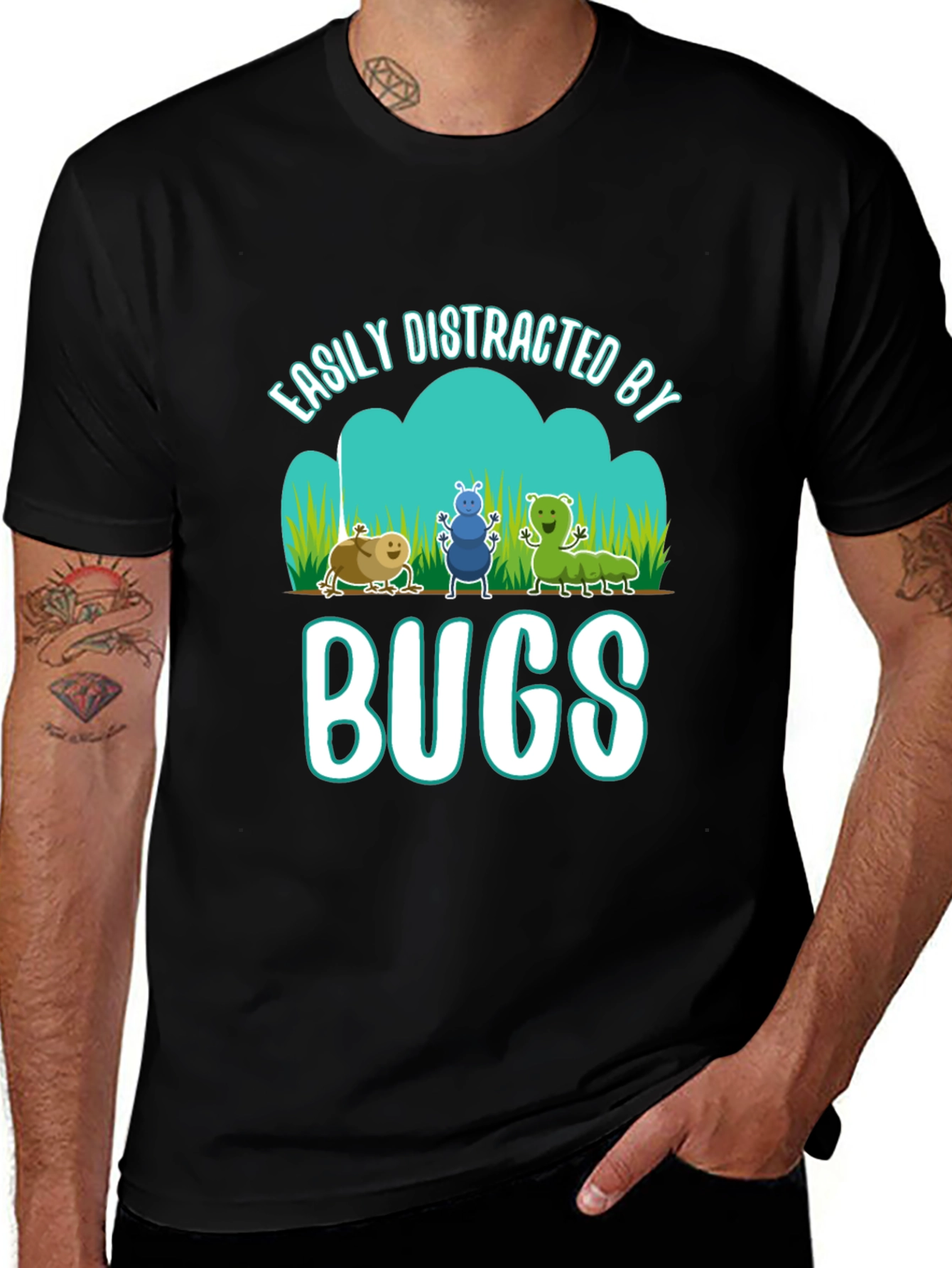 Variant 17 of Easily Distracted By Bugs T-Shirt