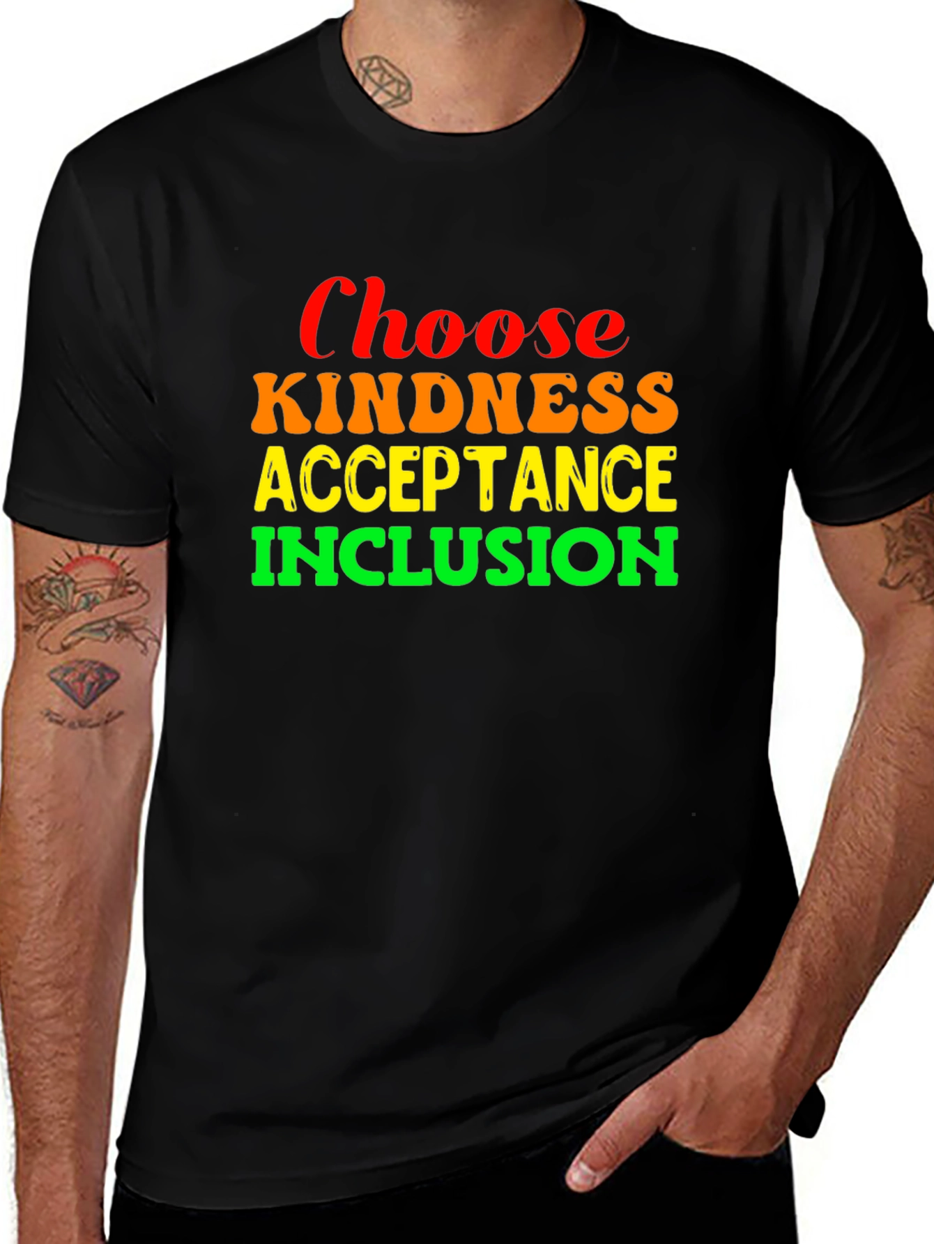 Variant 24 of Choose Kindness Acceptance Inclusion T-Shirt