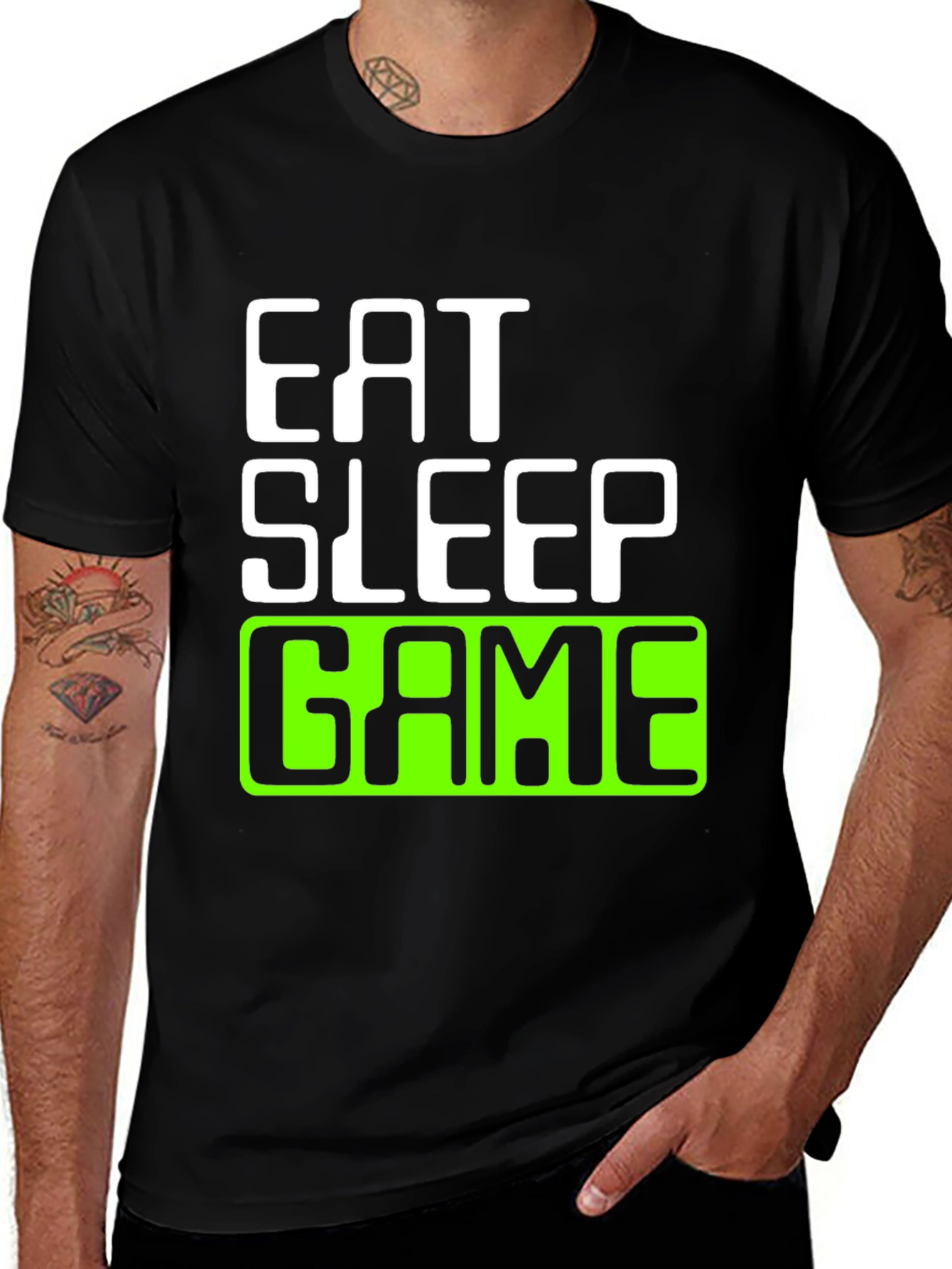 Eat Sleep Game T-Shirt - Gamer Tee