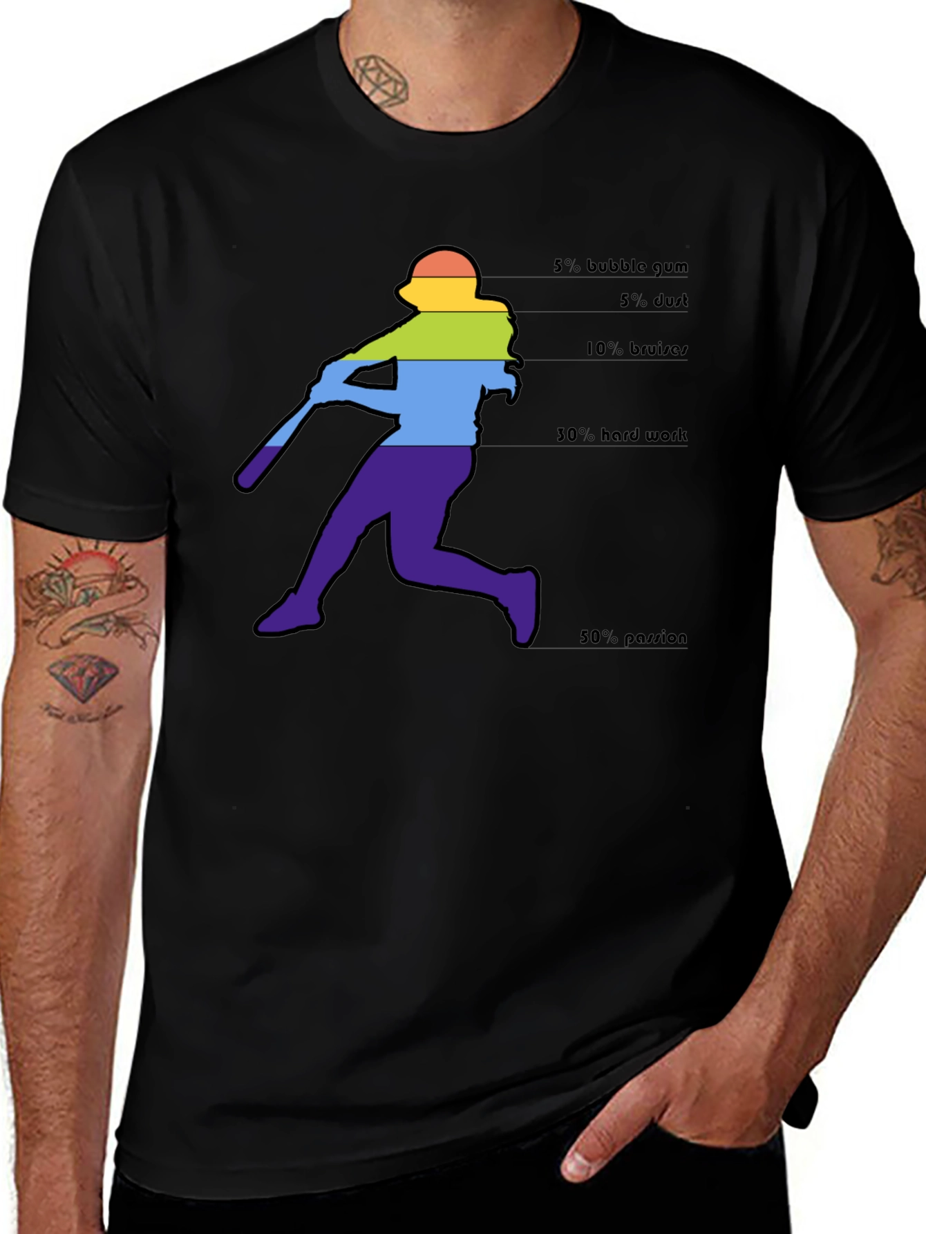 Variant 6 of Batter Up! Baseball Fan T-Shirt