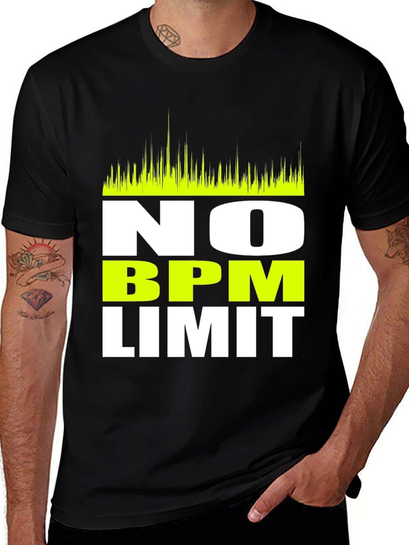 No BPM Limit Graphic Tee - EDM Music Shirt