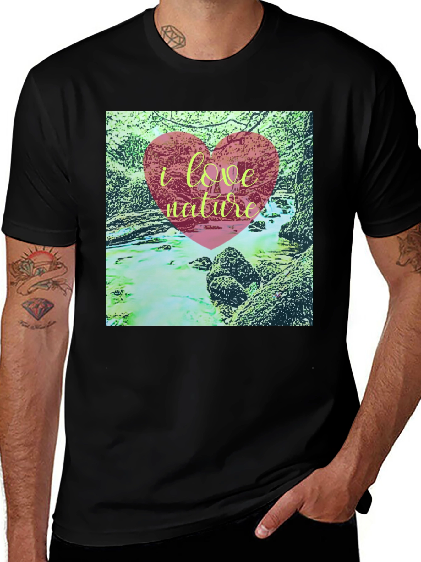 Variant 12 of Nature Lover Tee - Black