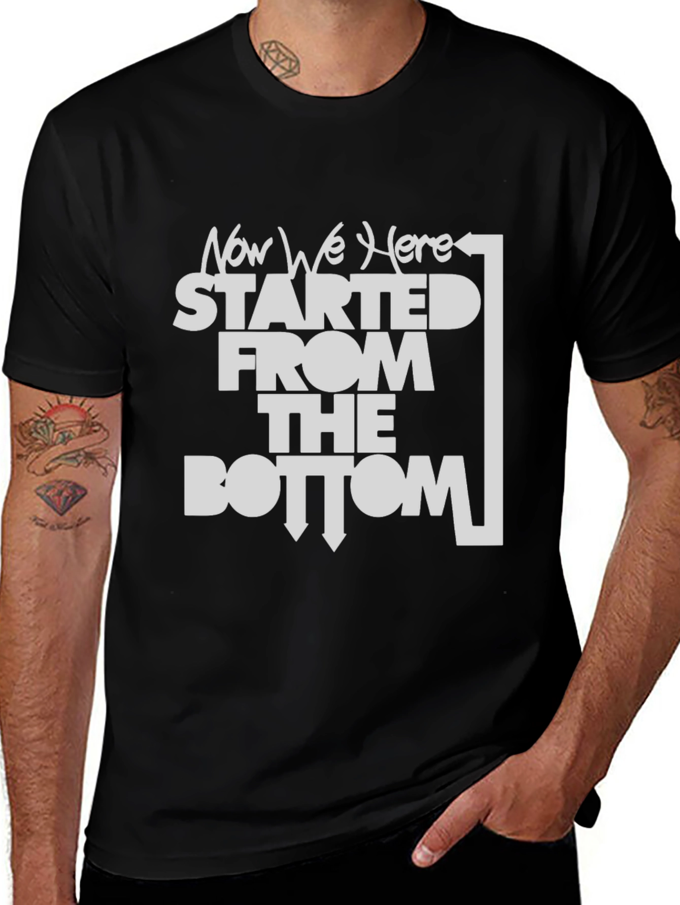 Variant 20 of Started From The Bottom Crew Neck T-Shirt