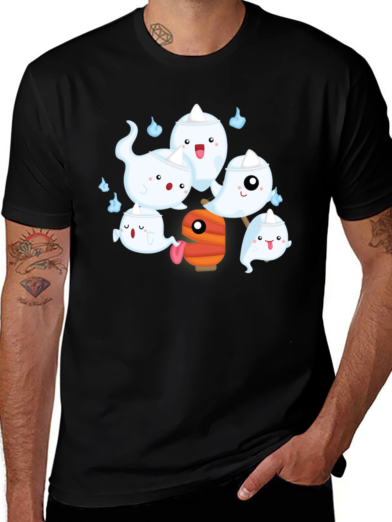 Variant 29 of Halloween Ghostly Fun Graphic Tee