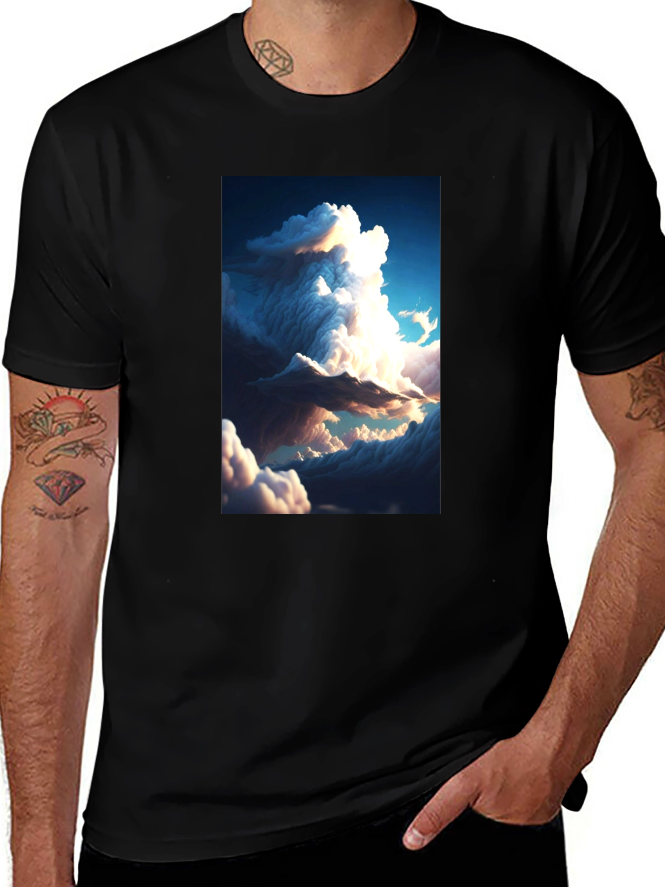 Variant 5 of Dramatic Cloudscape Graphic Tee