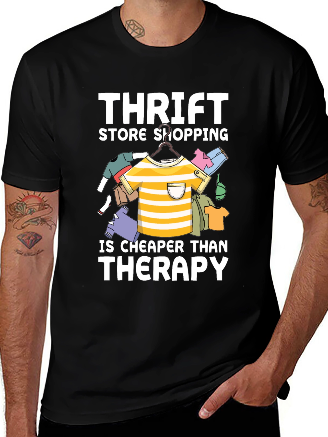 Thrift Store Shopping Therapy T-Shirt
