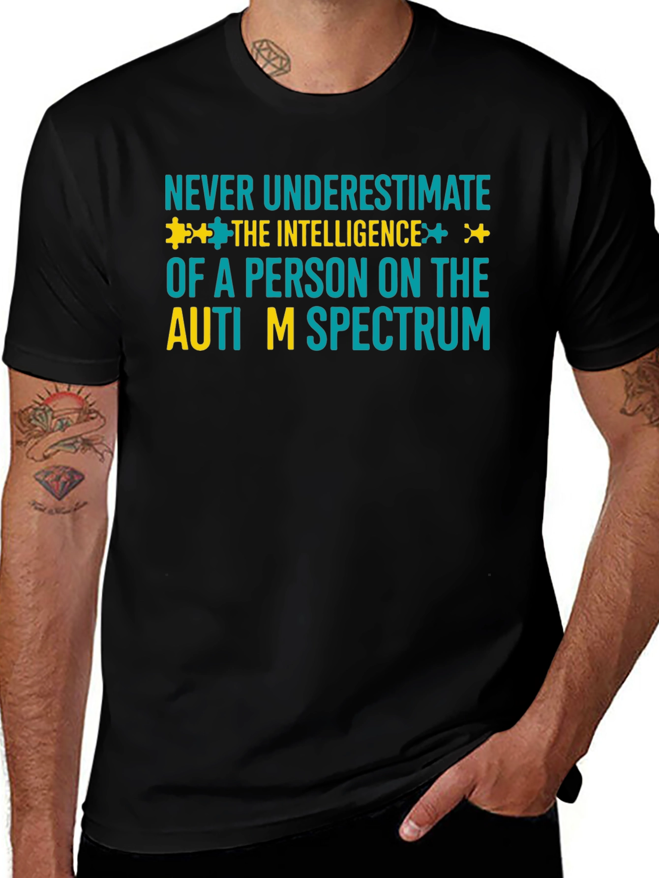 Autism Awareness T-Shirt - Never Underestimate