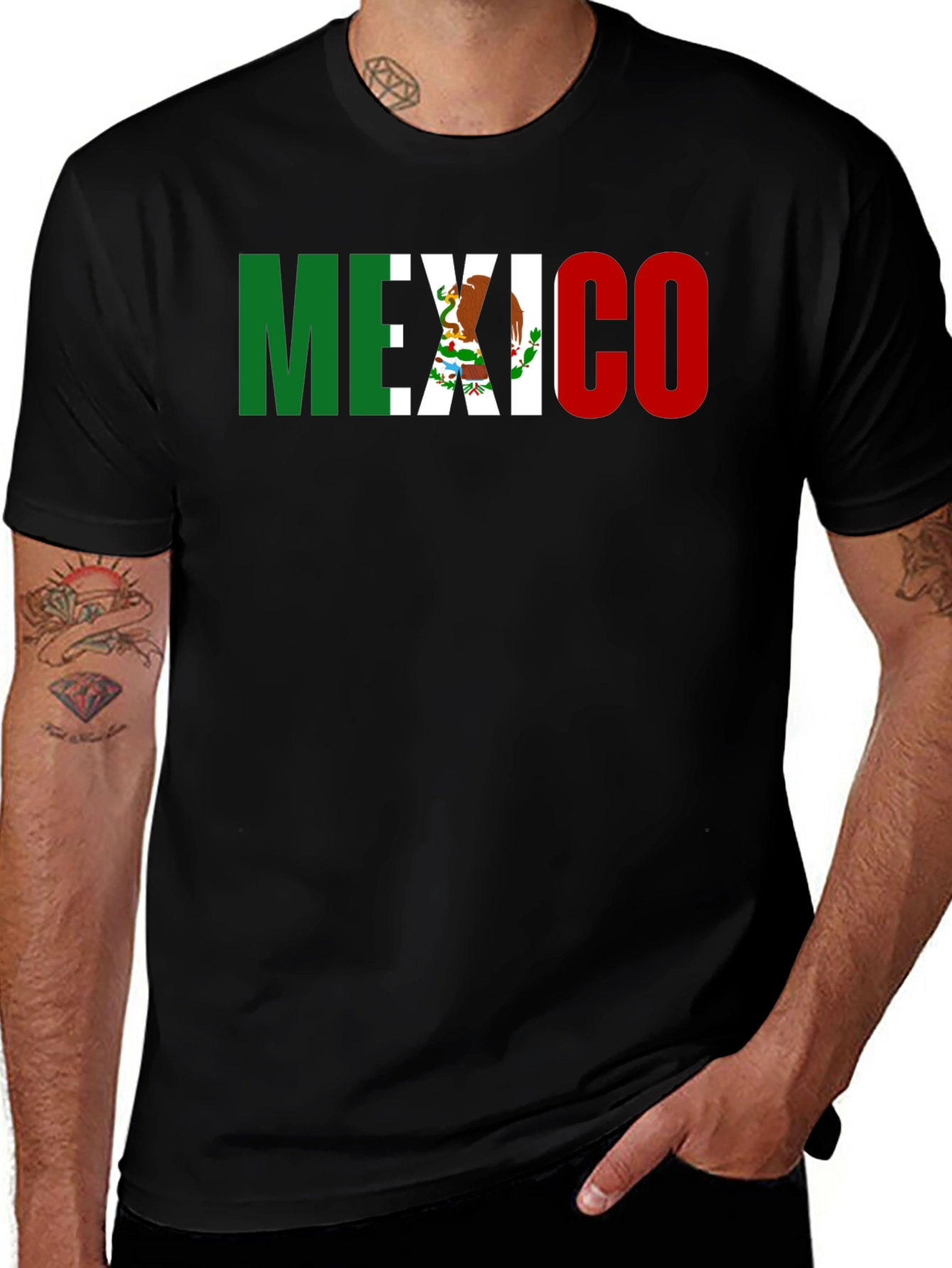 Mexico Flag T-Shirt - Graphic Tee