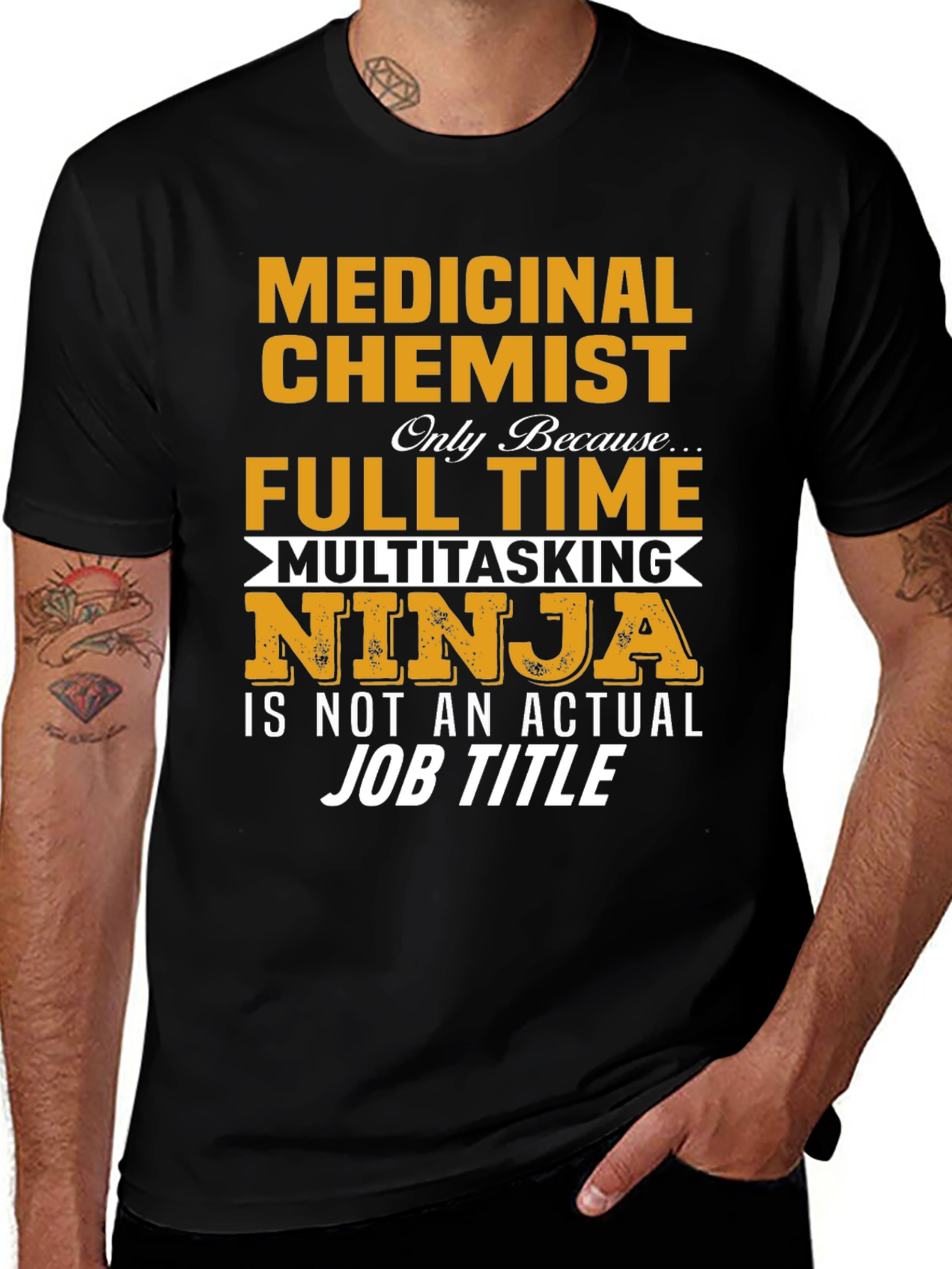 Medicinal Chemist Ninja Job T-Shirt