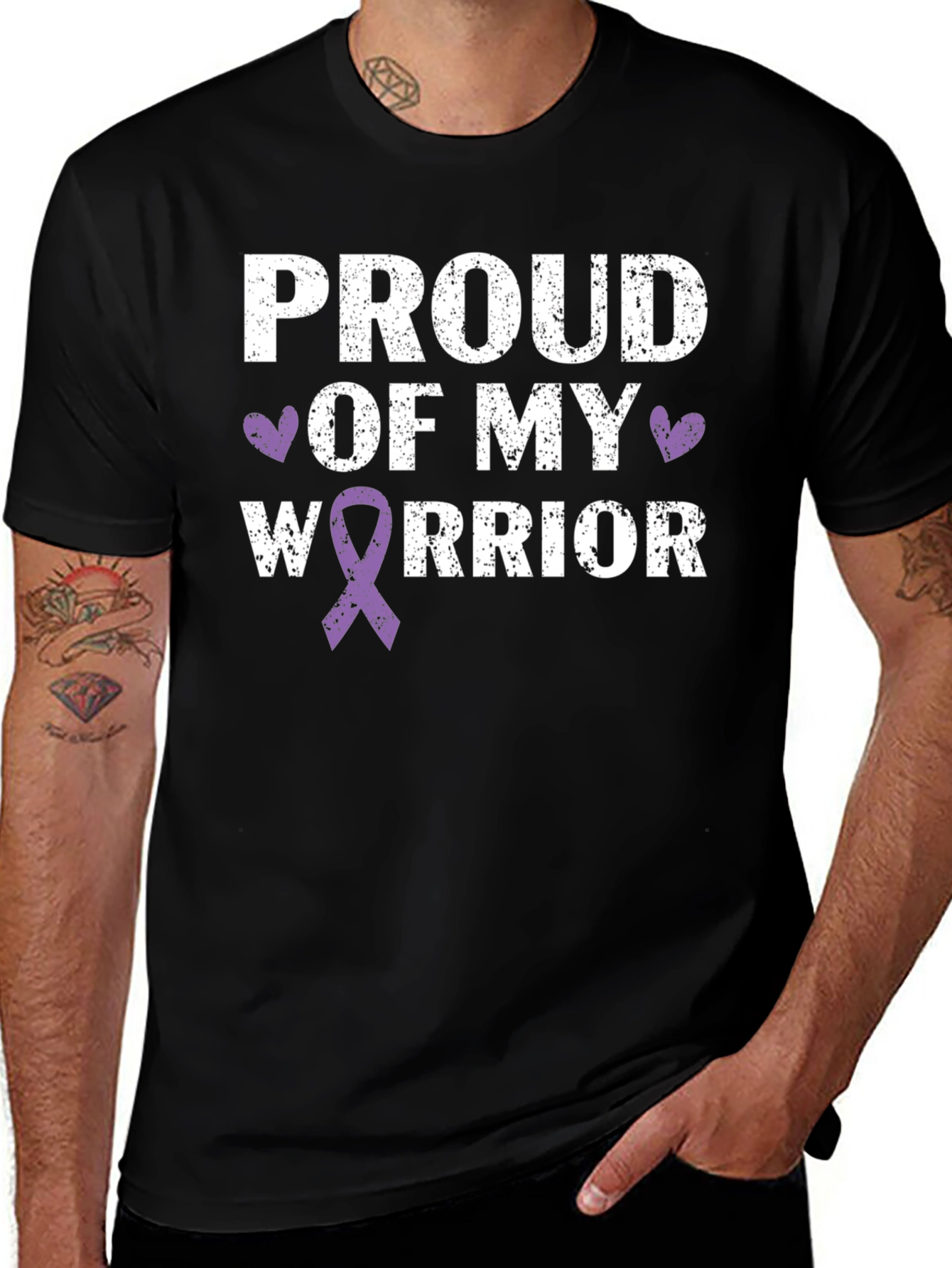 Variant 19 of Proud of My Warrior Graphic T-Shirt