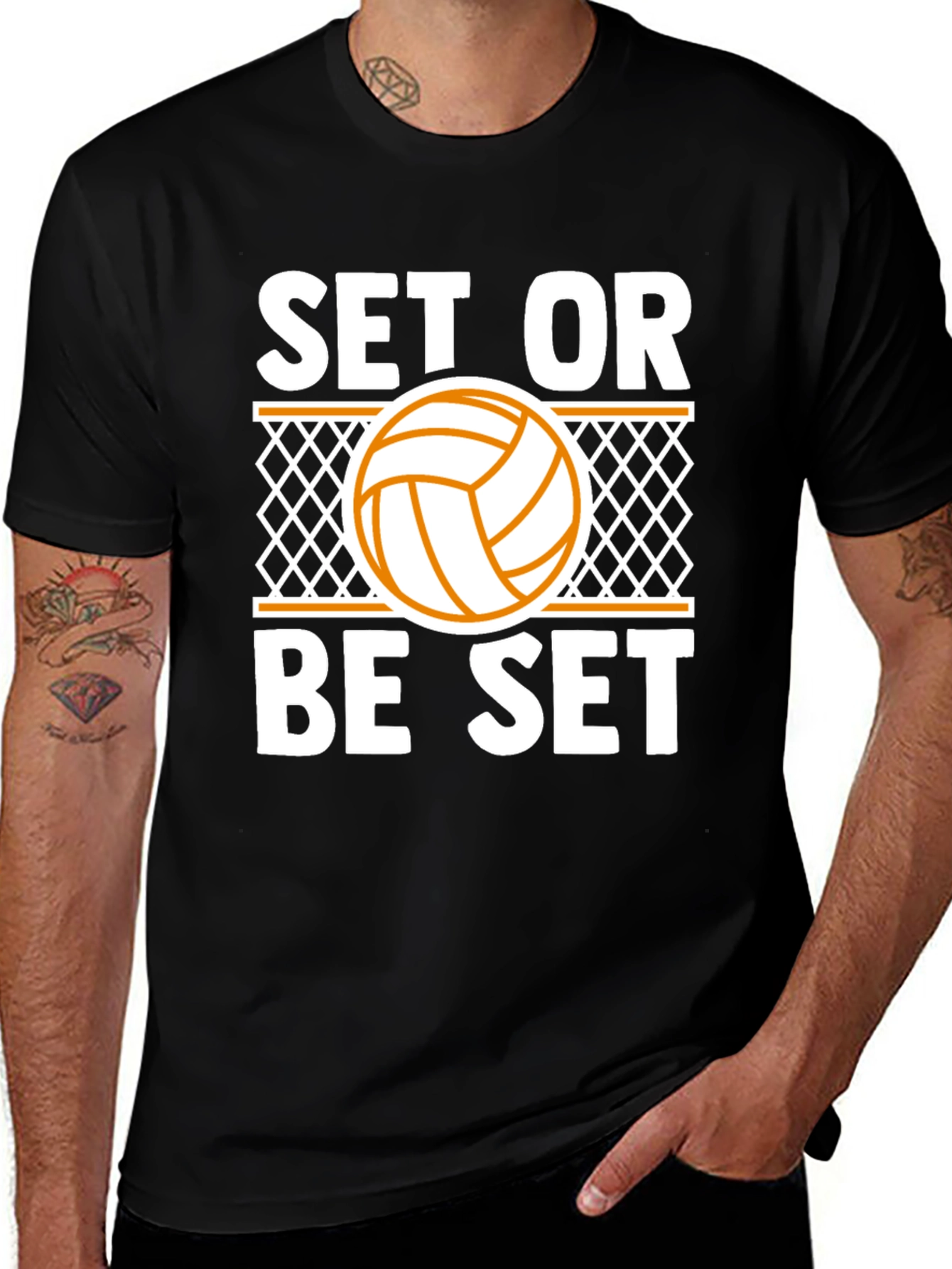 Variant 24 of Set or Be Set Volleyball T-Shirt