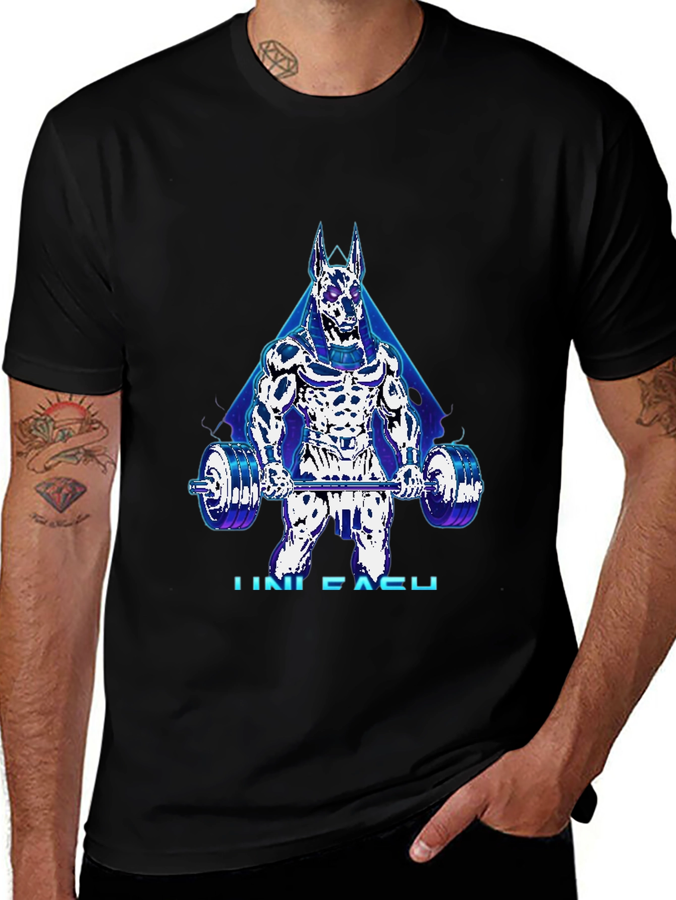 Anubis Weightlifting Black T-Shirt